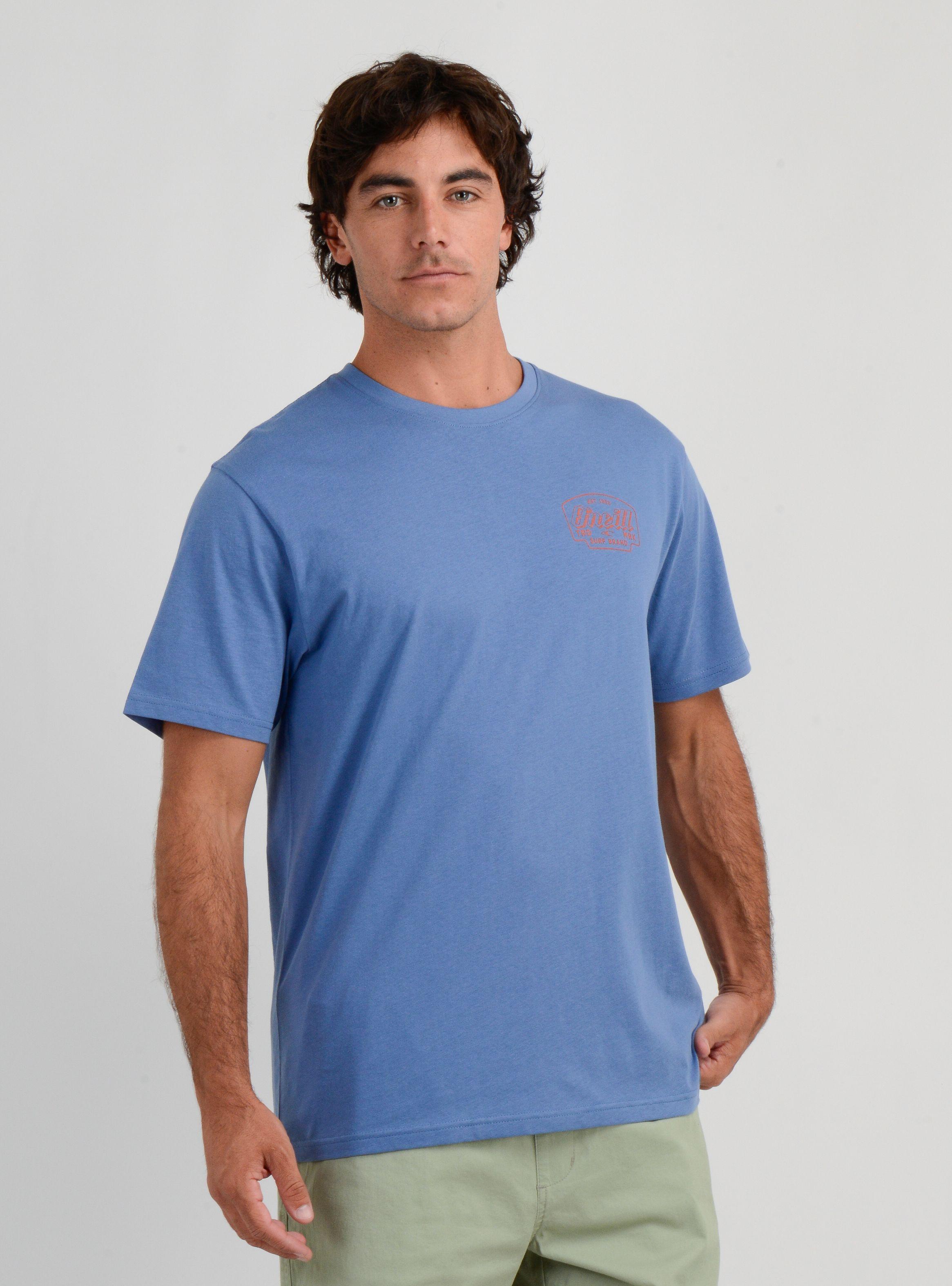 POLERA MANGA CORTA LOCK SMITH  AZUL-3