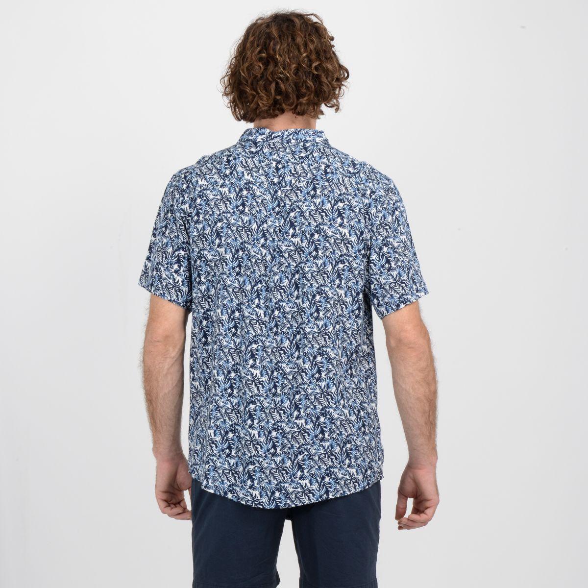 CAMISA MANGA CORTA ROYAL  AZUL-2