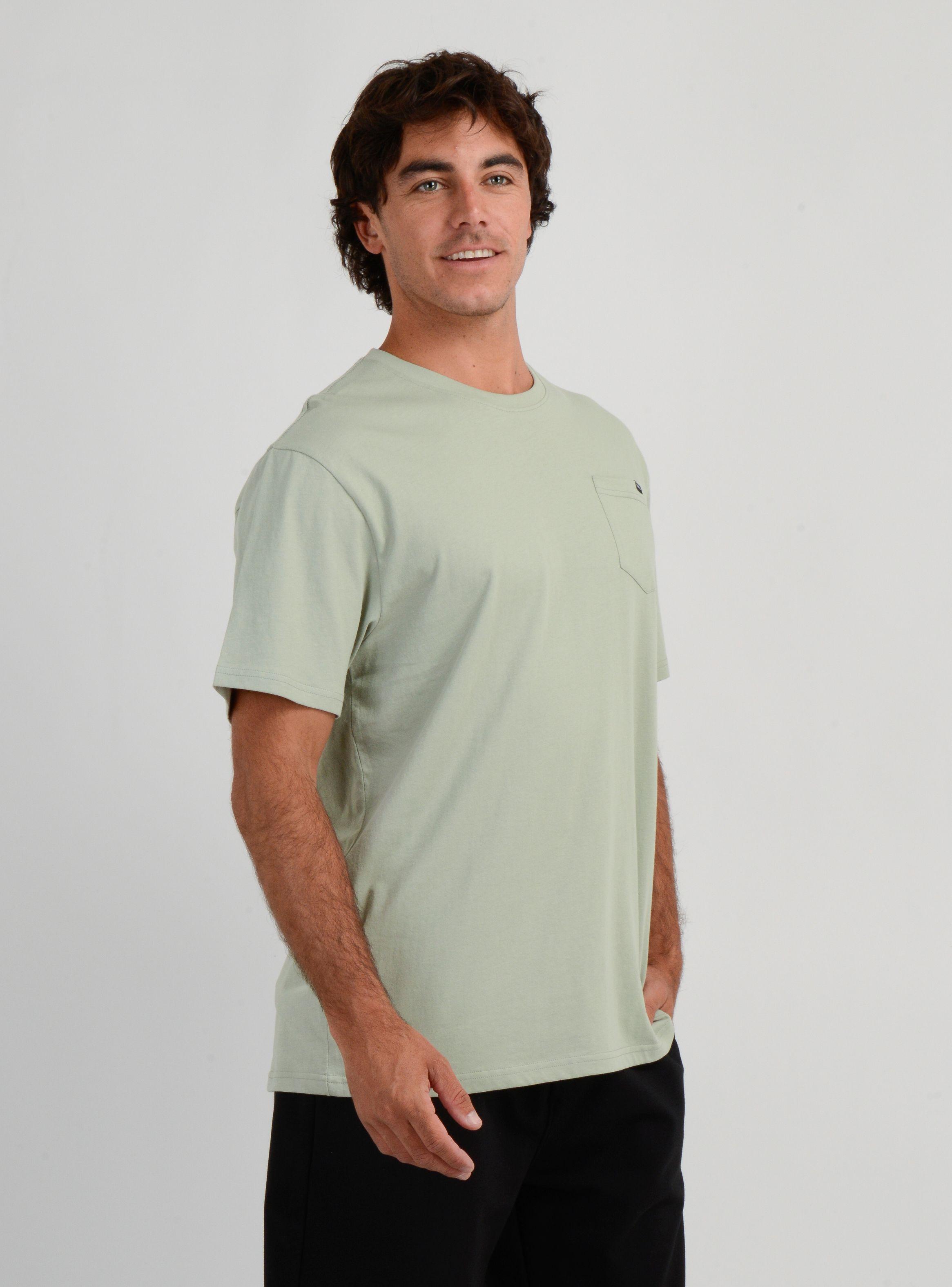 POLERA MANGA CORTA EAST CLIFF II VERDE CLARO-3