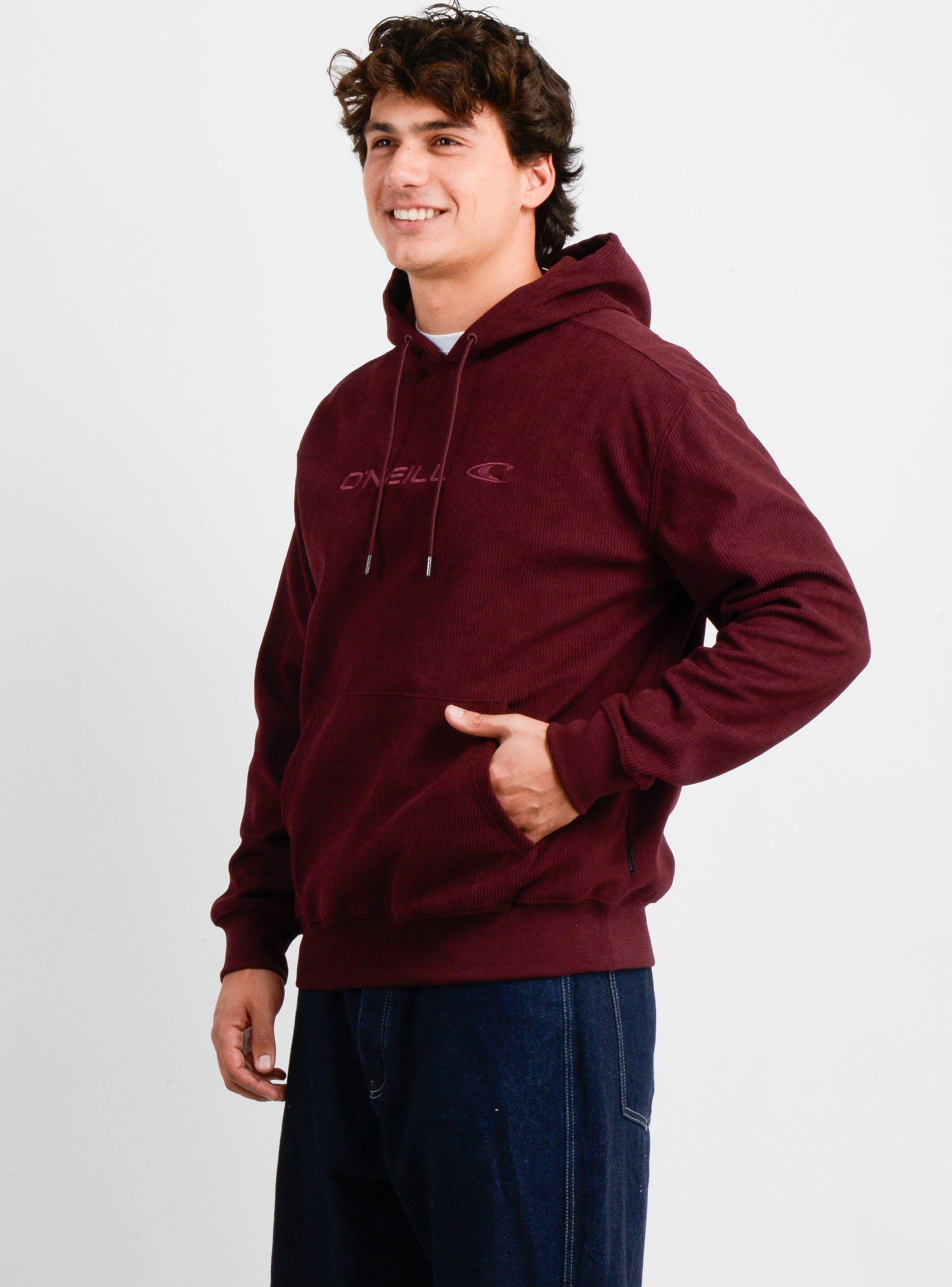 POLERON POLAR HOODIE BANNER ROJO OSCURO-2