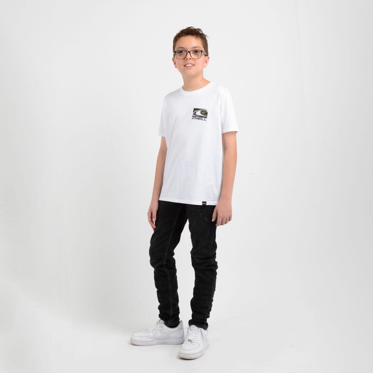 POLERA MANGA CORTA LITTLE WAVE  BLANCO-1