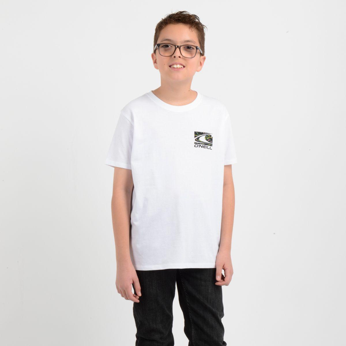 POLERA MANGA CORTA LITTLE WAVE  BLANCO-2