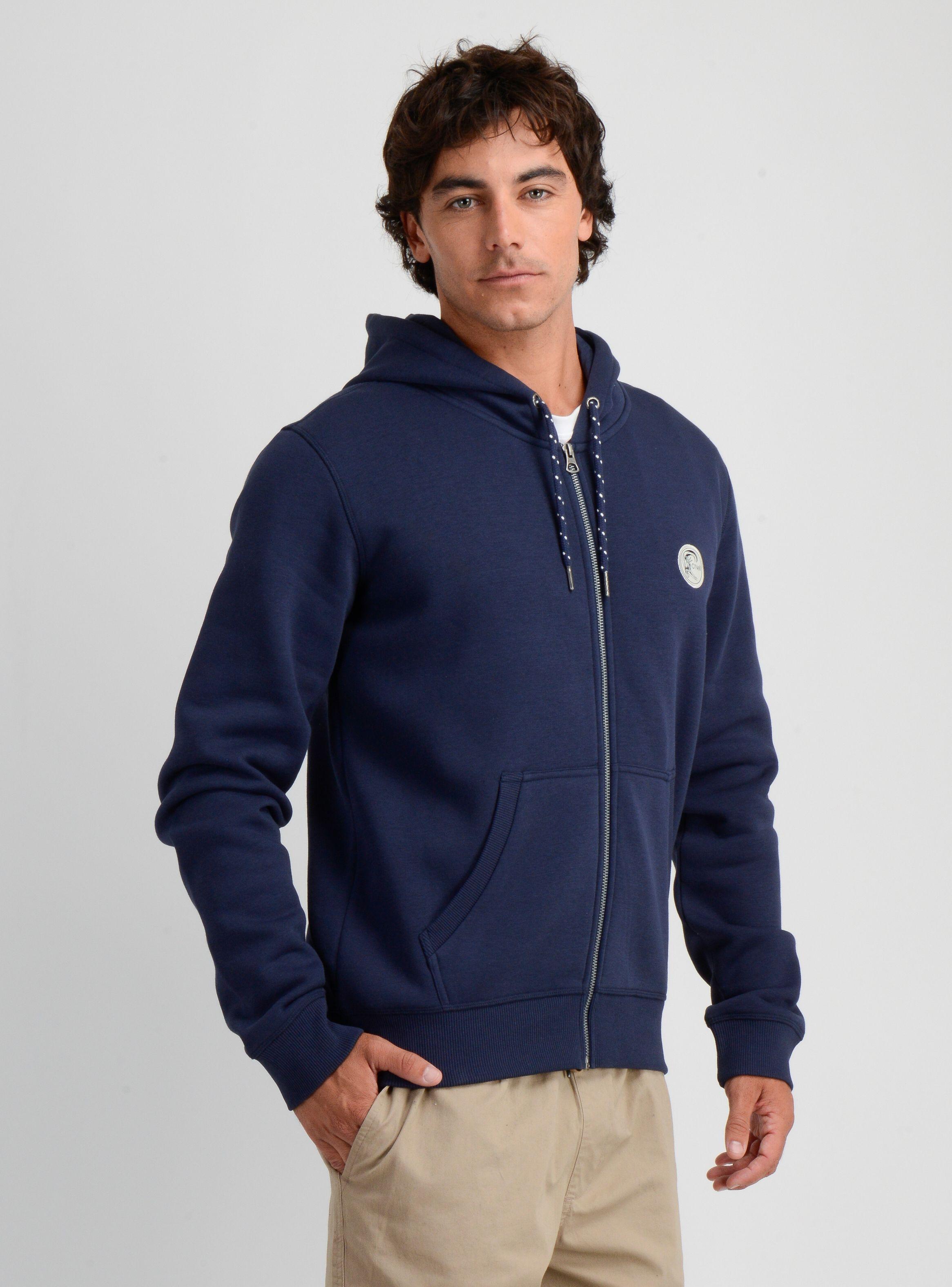 POLERON OG BADGE HOODIE  AZUL OSCURO-3