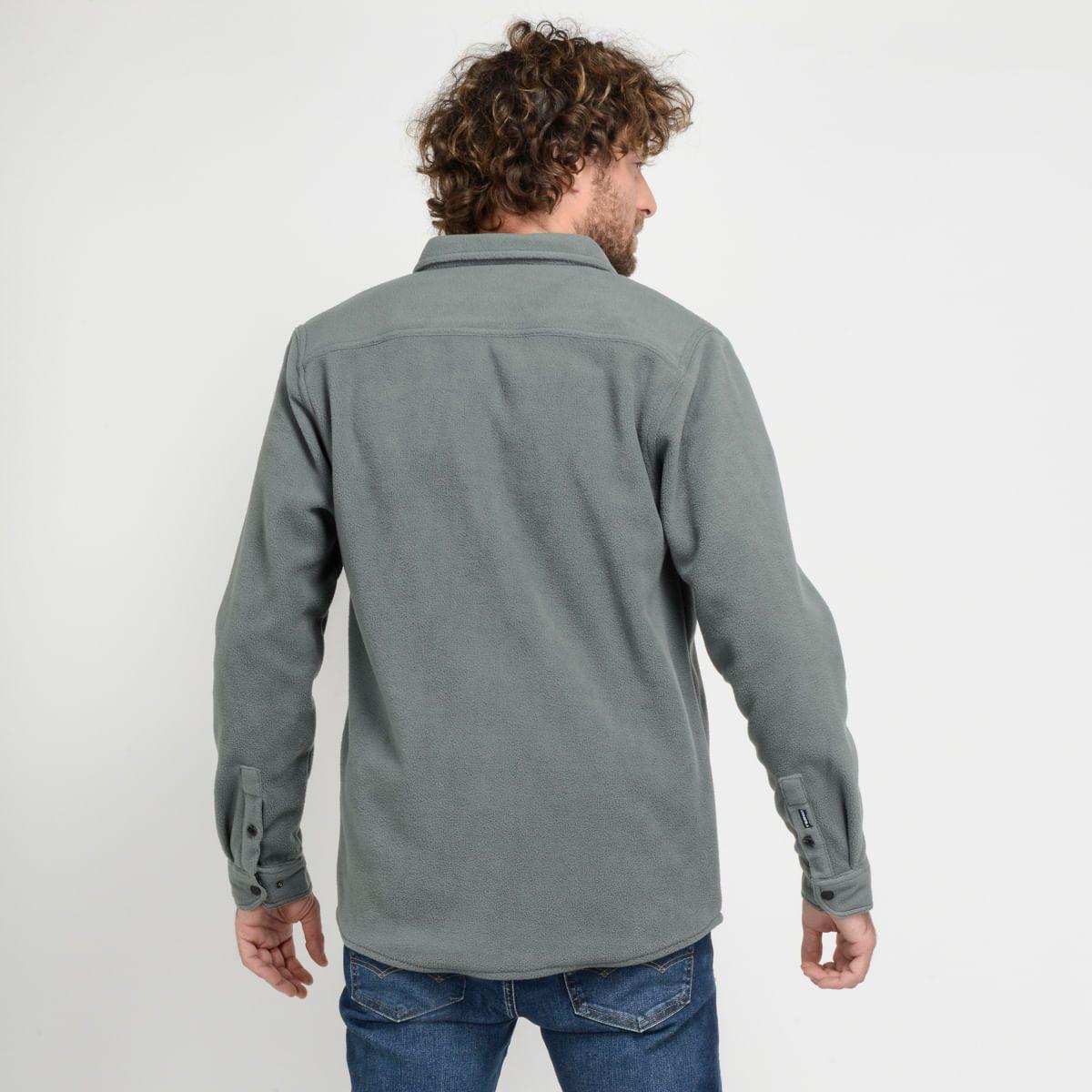 CAMISA MANGA LARGA WAY GRIS OSCURO-2