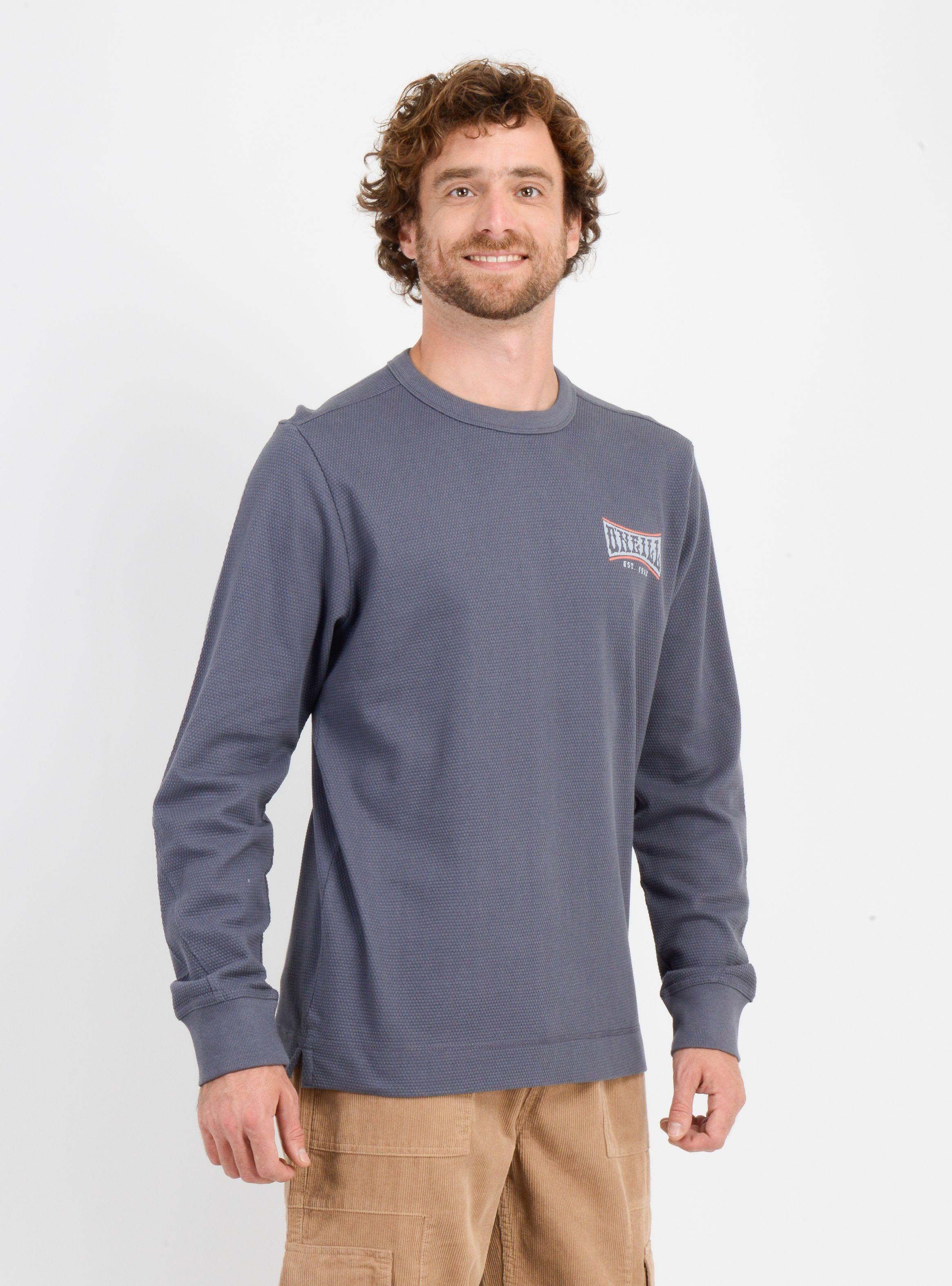 POLERA MANGA LARGA BULDGE  GRIS OSCURO-3