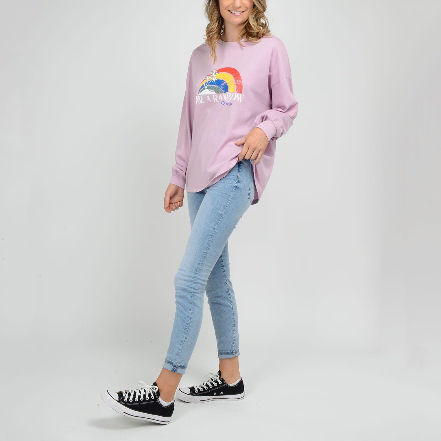 POLERA MANGA LARGA SPOT MORADO CLARO-3