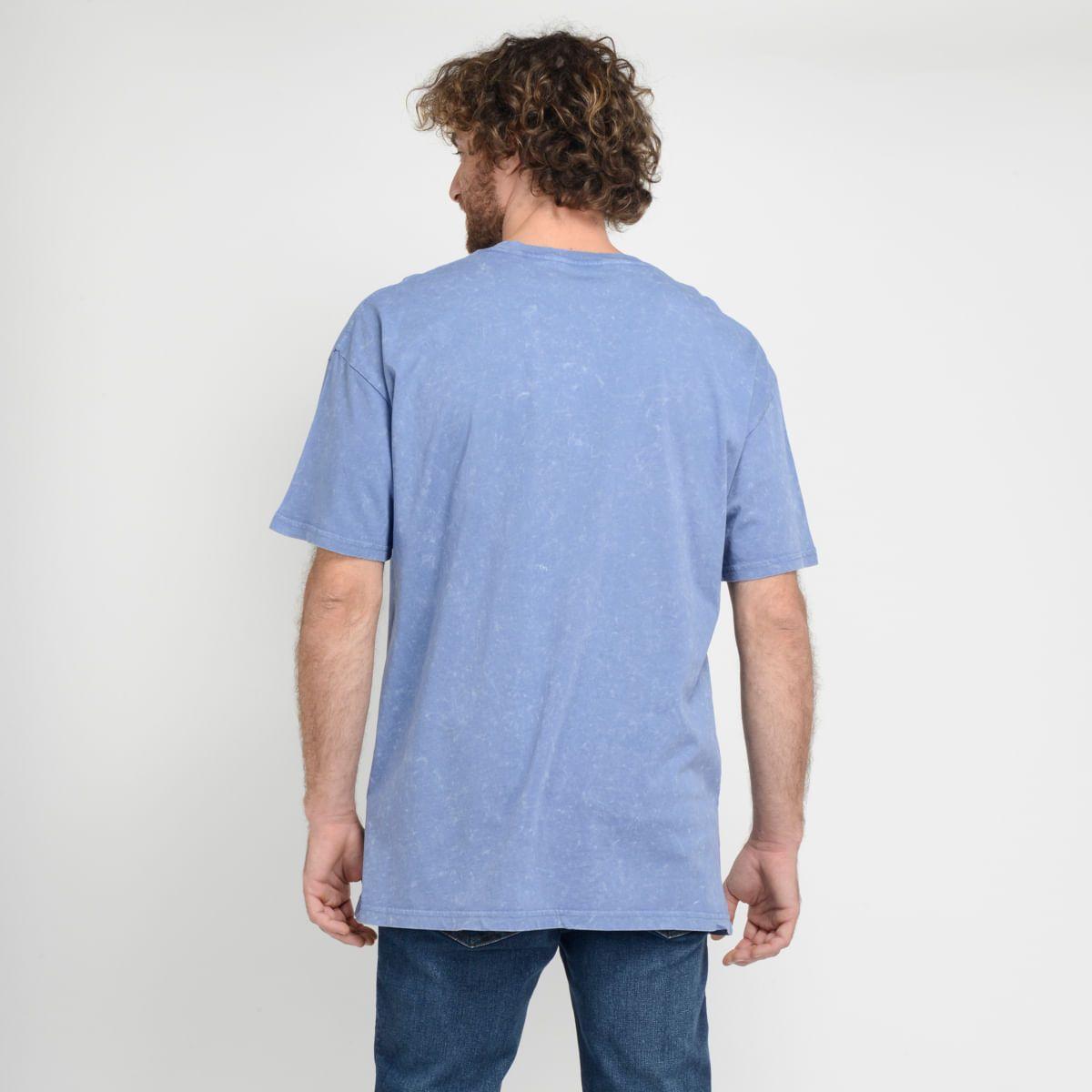 POLERA MANGA CORTA - I23HO065009 AZUL-2