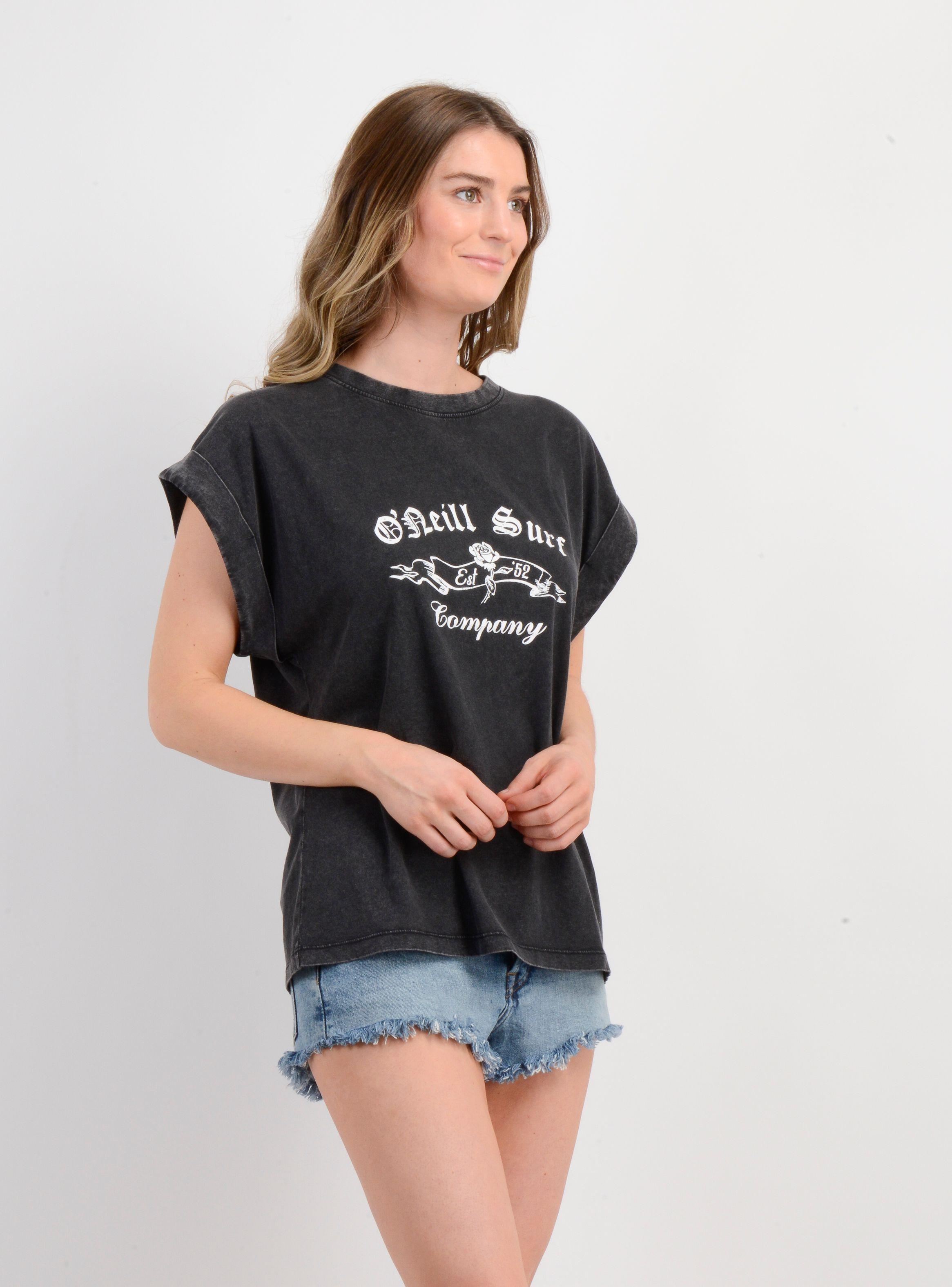 POLERA MANGA CORTA SUN FLOWER NEGRO-3