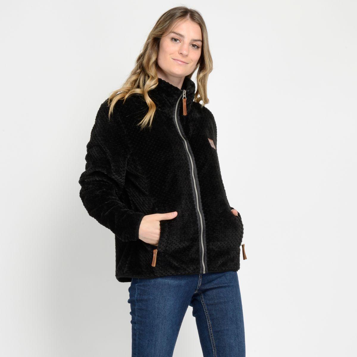 POLERON CHIPORRO FULL ZIPPER - I23MU073002 NEGRO -1