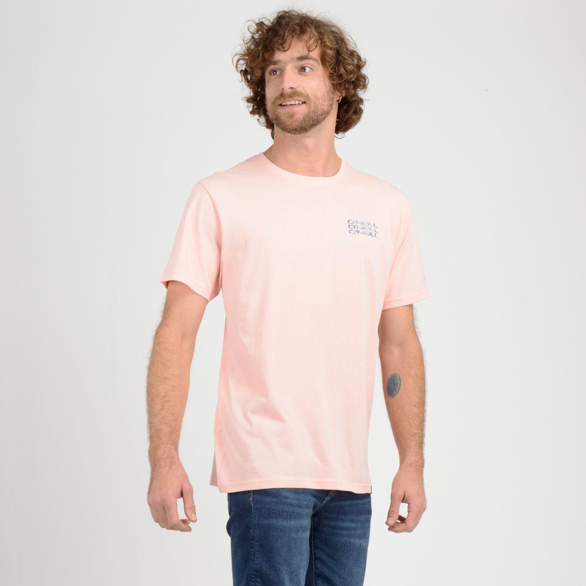 POLERA MANGA CORTA ISLAND  ROSADO-0