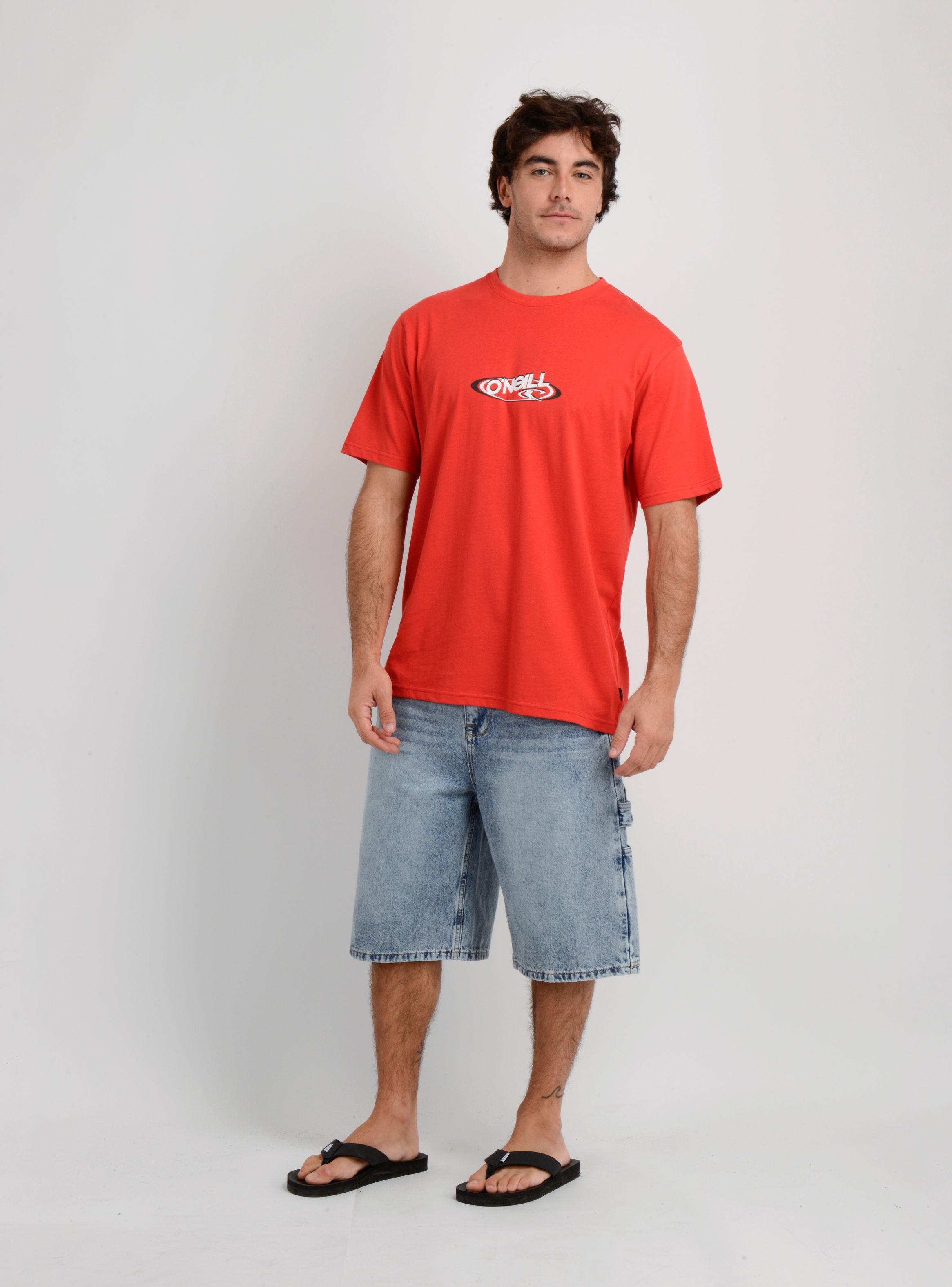 POLERA MANGA CORTA BOARD 90'S ROJO-2