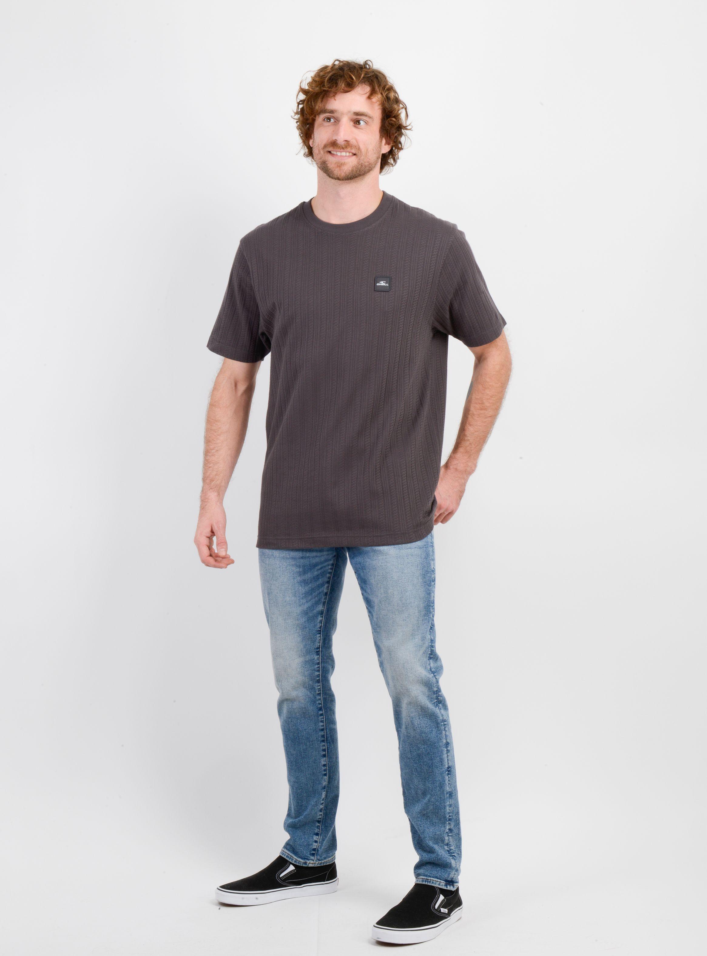 POLERA MANGA CORTA NEW LINE GRIS OSCURO-2