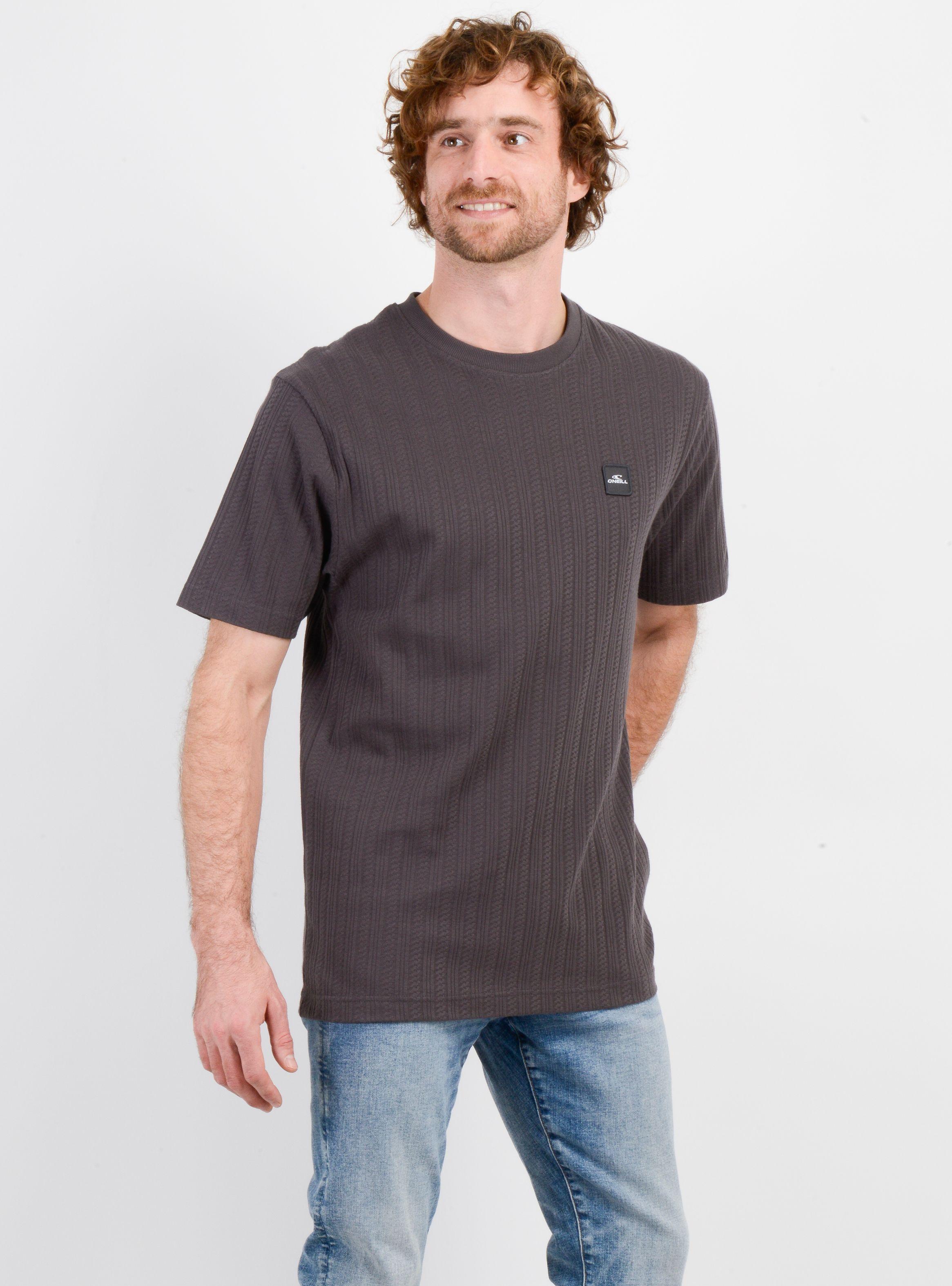 POLERA MANGA CORTA NEW LINE GRIS OSCURO-3