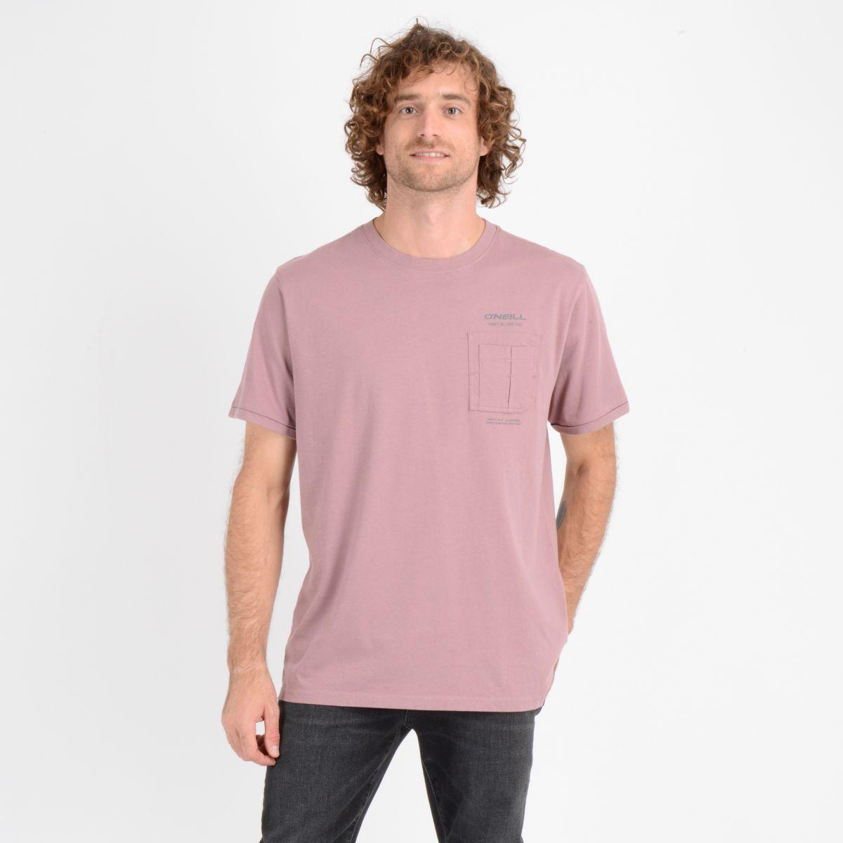 POLERA MANGA CORTA JOURNEY ROSADO OSCURO-0