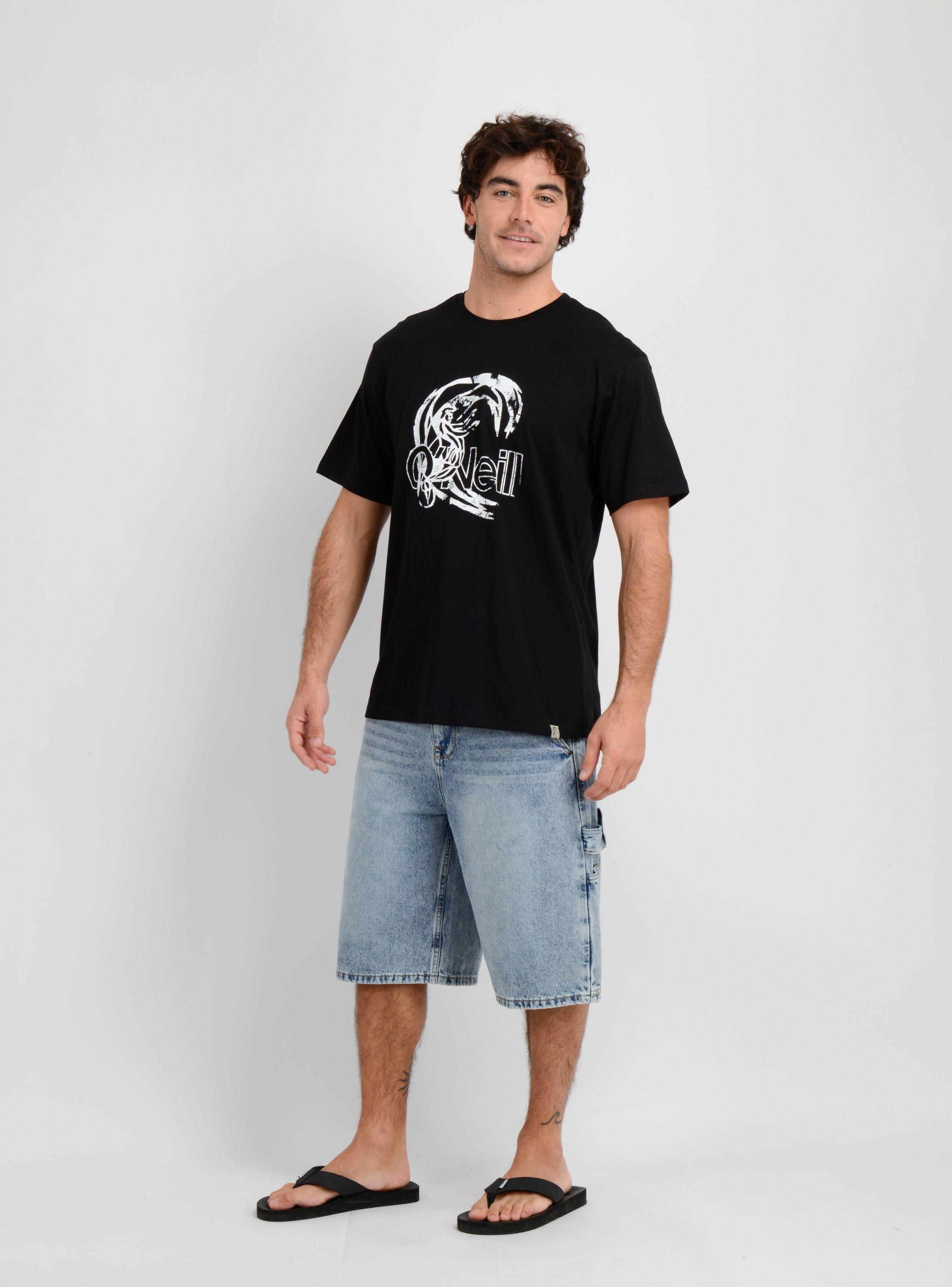 POLERA MANGA CORTA OG CIRCLE SURFER  NEGRO-2