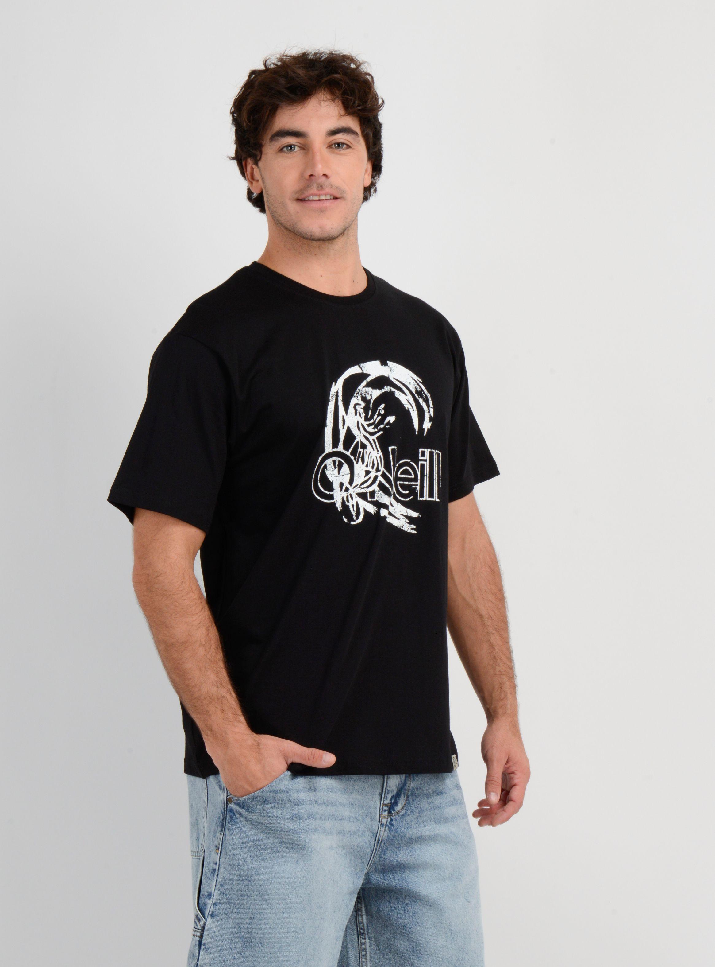 POLERA MANGA CORTA OG CIRCLE SURFER  NEGRO-3