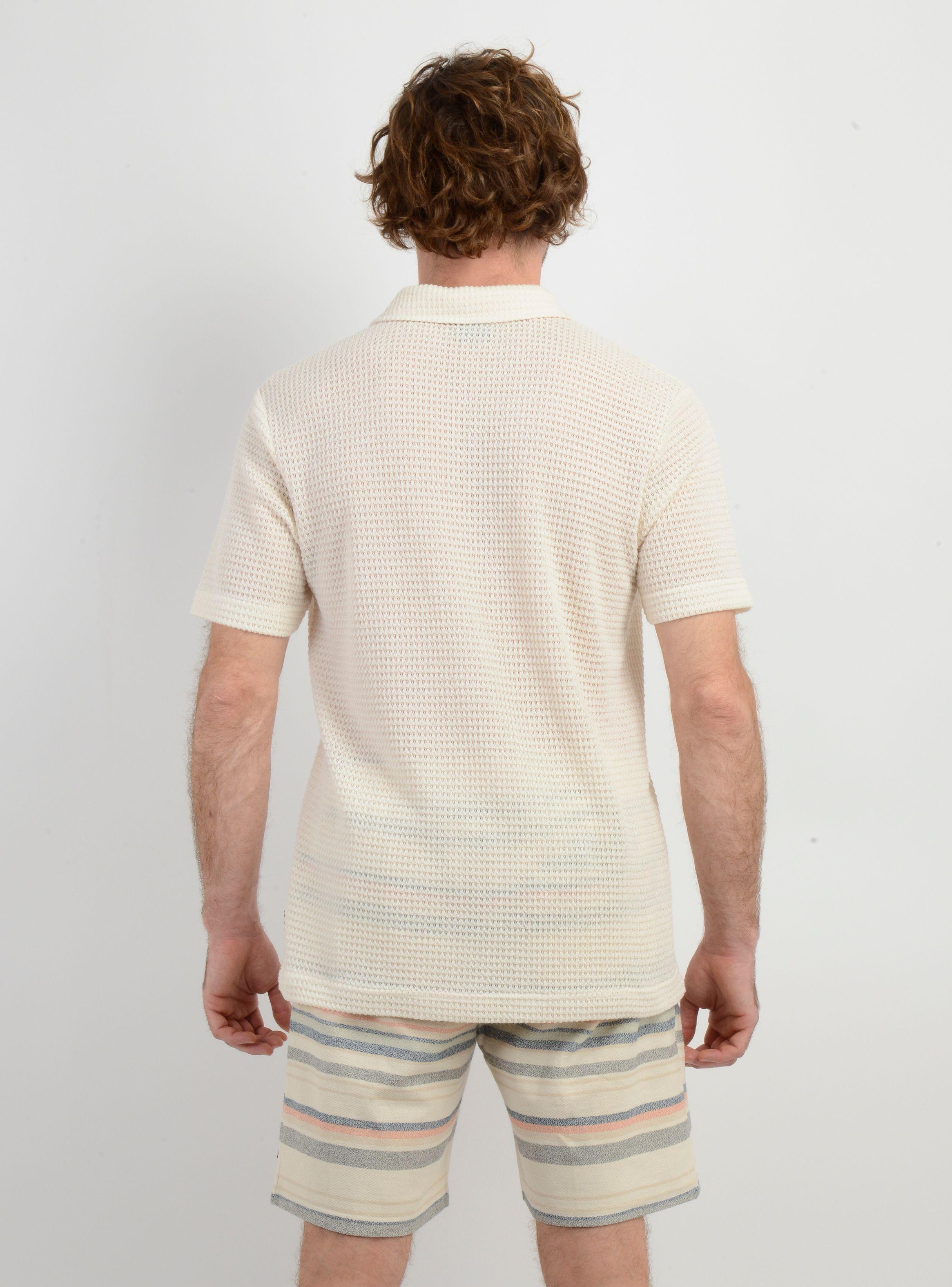 POLERA MANGA CORTA GRAVEY BEIGE CLARO-1