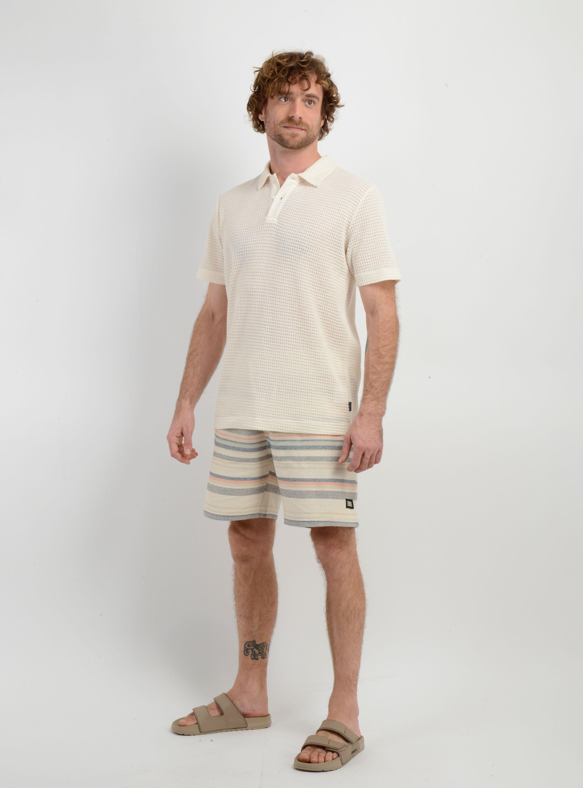 POLERA MANGA CORTA GRAVEY BEIGE CLARO-2
