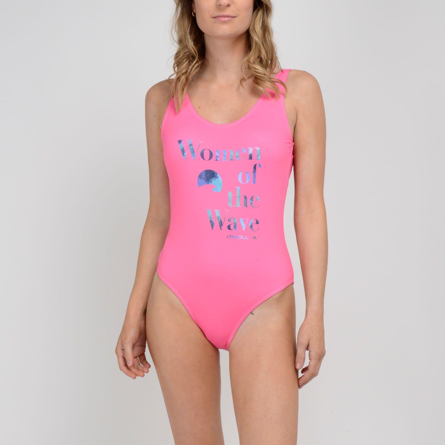 TRAJE DE BAÑO ENTERO -  V23MU090002 ROSADO-1