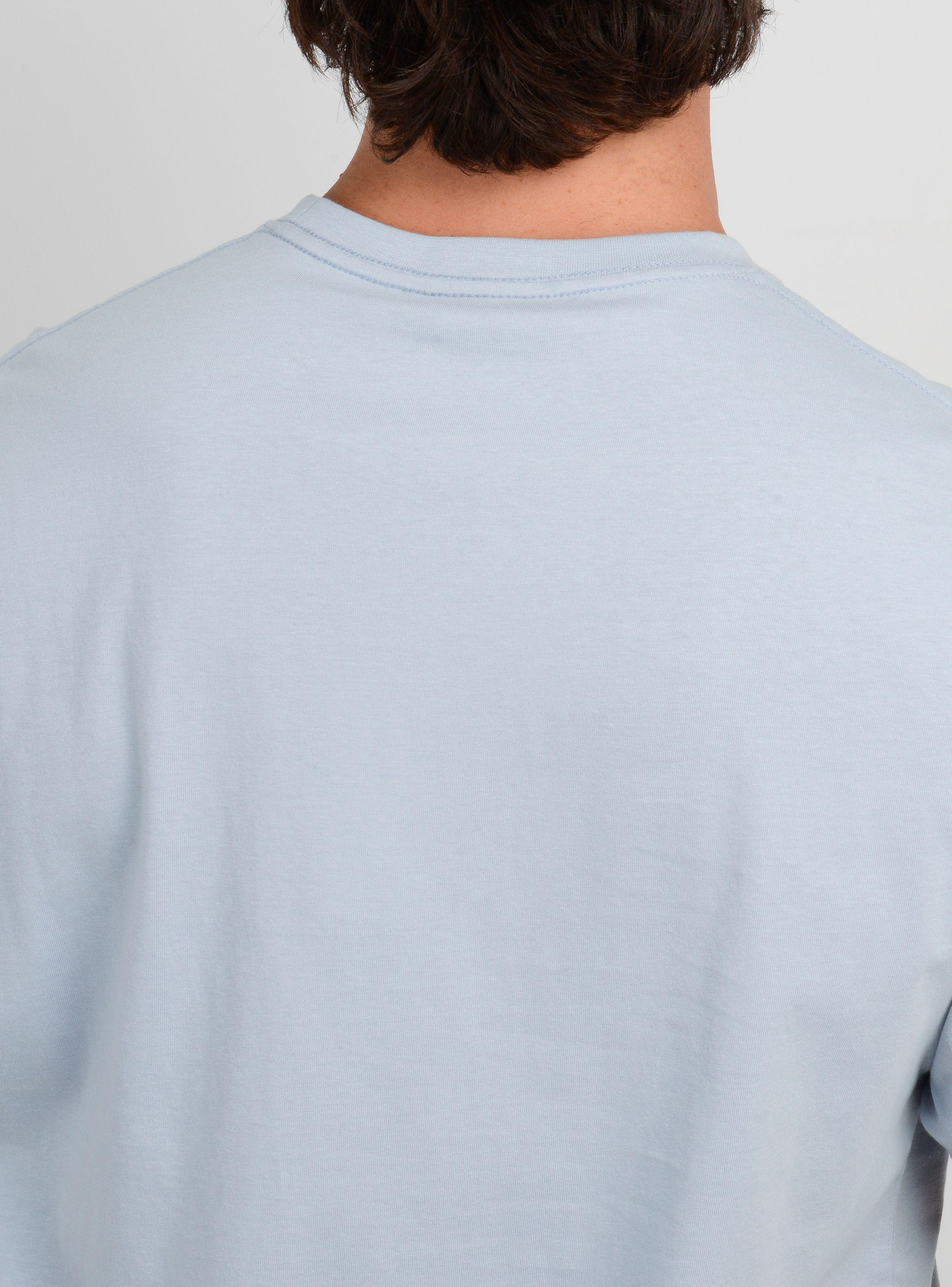 POLERA MANGA CORTA EAST CLIFF III AZUL CLARO-5