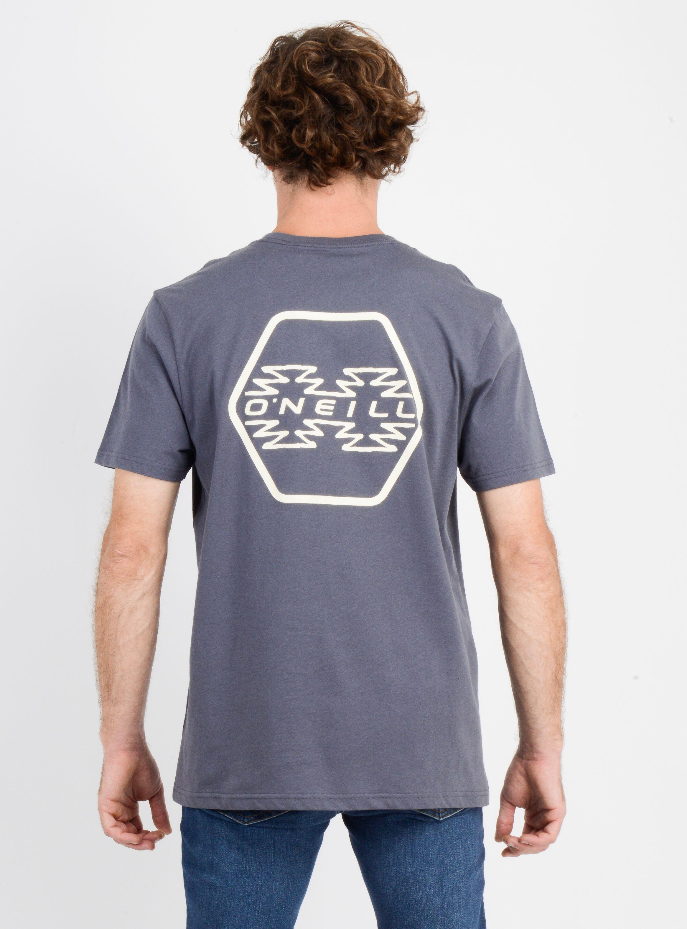 POLERA MANGA CORTA ETNIC  GRIS OSCURO-1