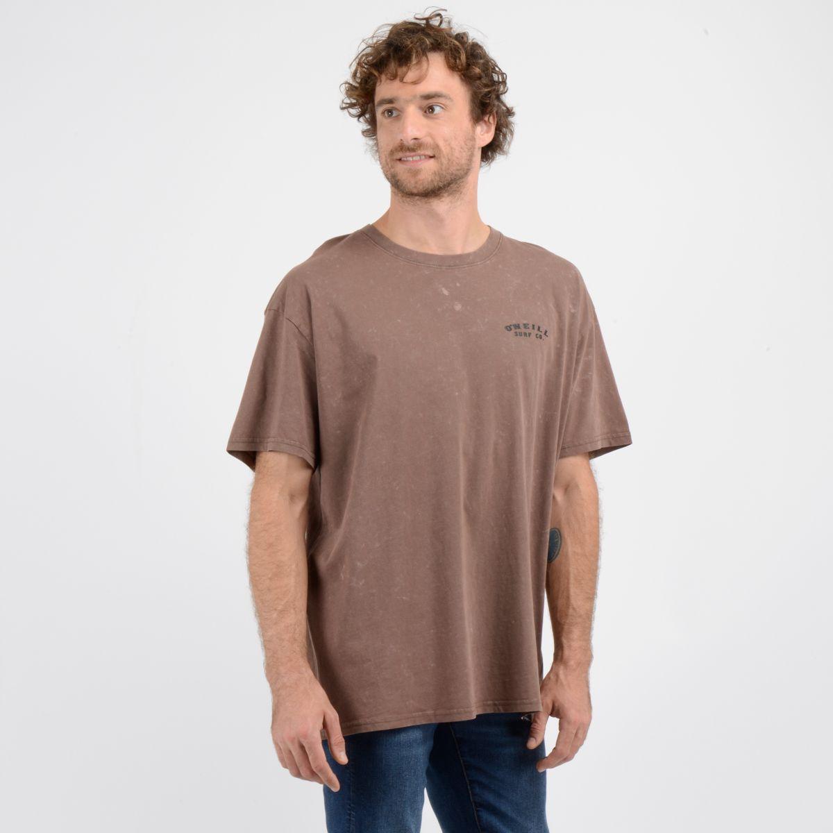 POLERA MANGA CORTA STORM CAFÉ OSCURO-0