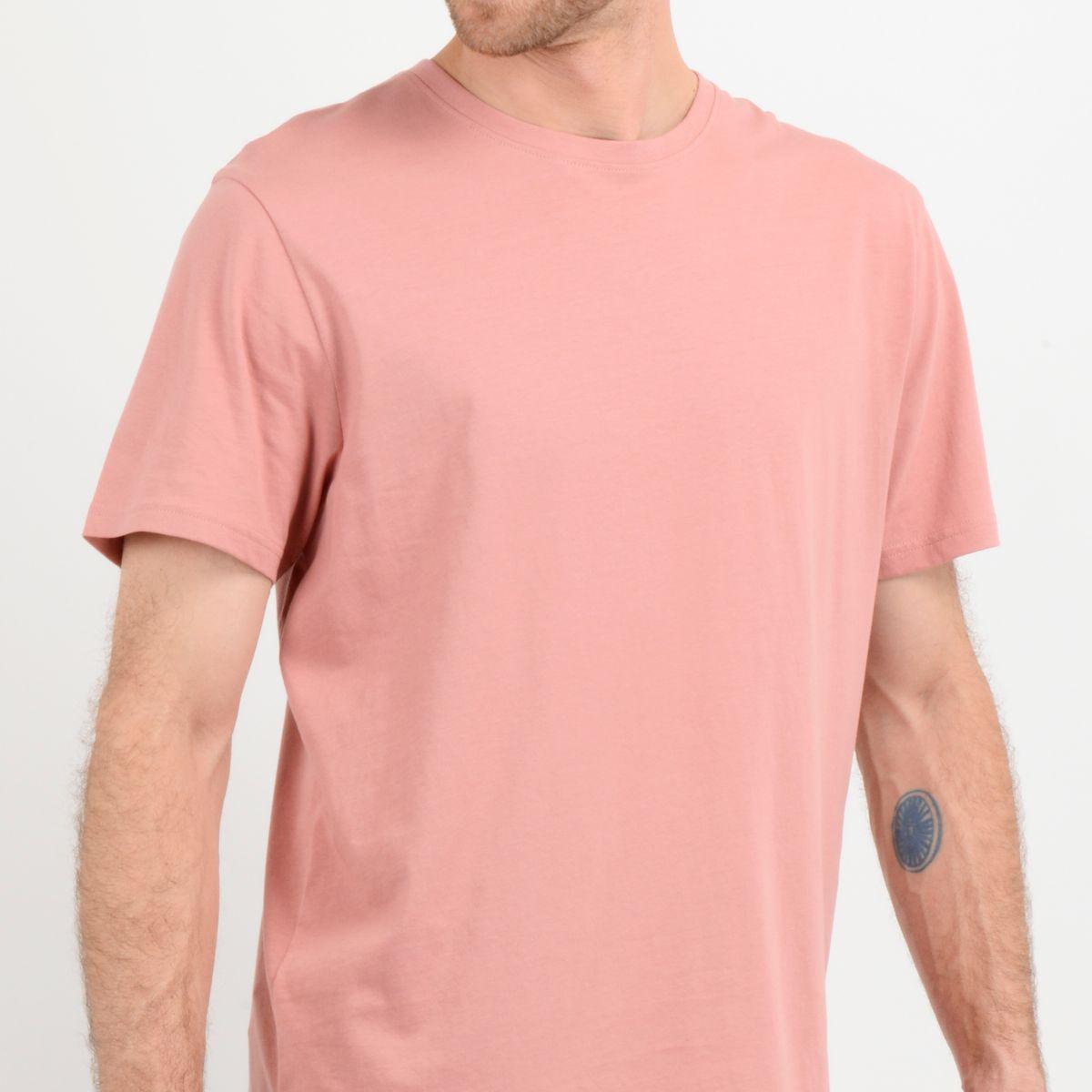 POLERA MANGA CORTA EAST CLIFF BASIC  ROSADO-5