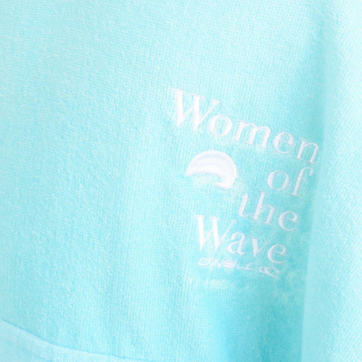 PONCHO TOALLA WOW GIRL  AZUL TURQUESA / AGUA-5