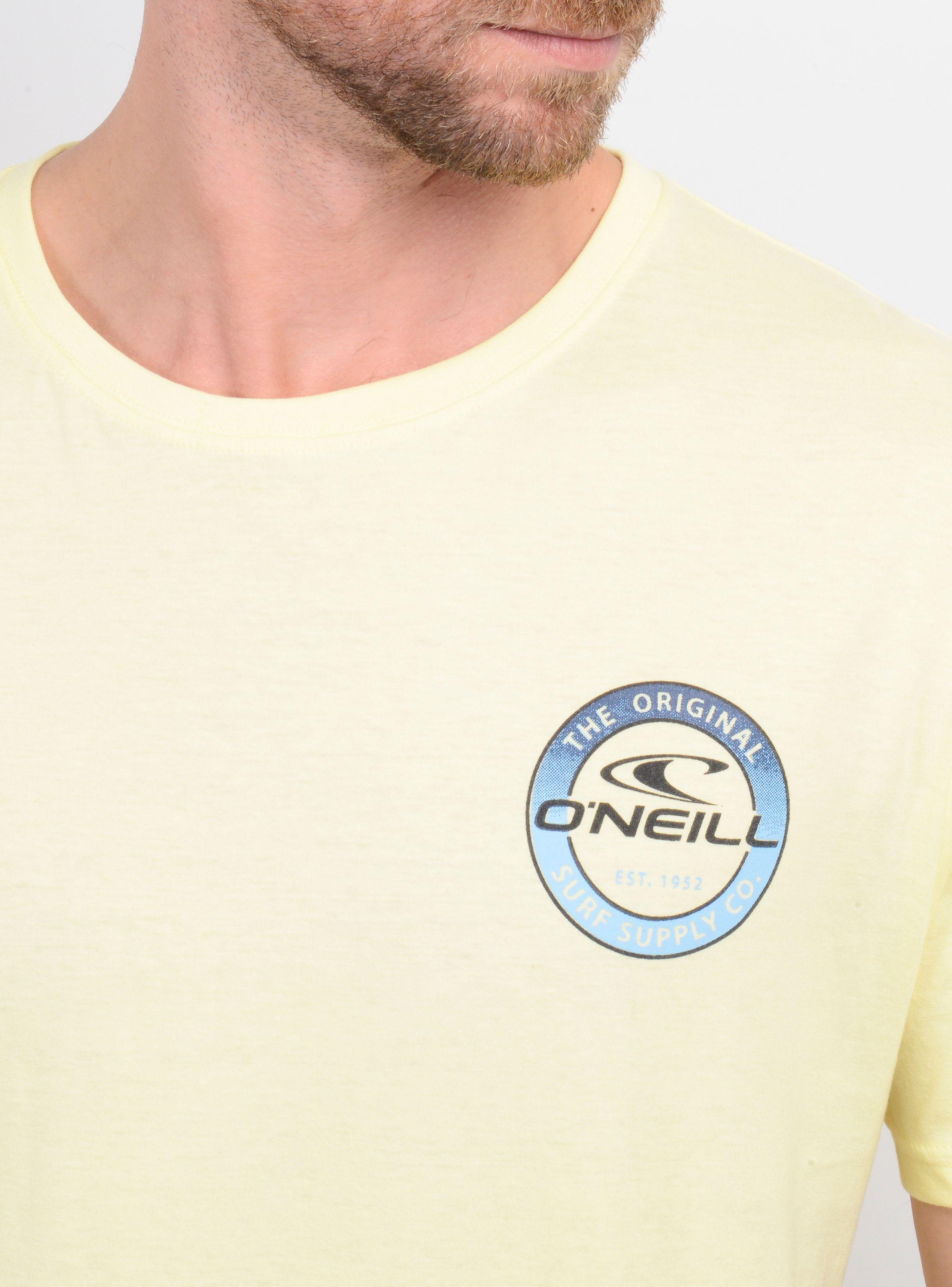 POLERA MANGA CORTA COIN FLIP AMARILLO CLARO-4