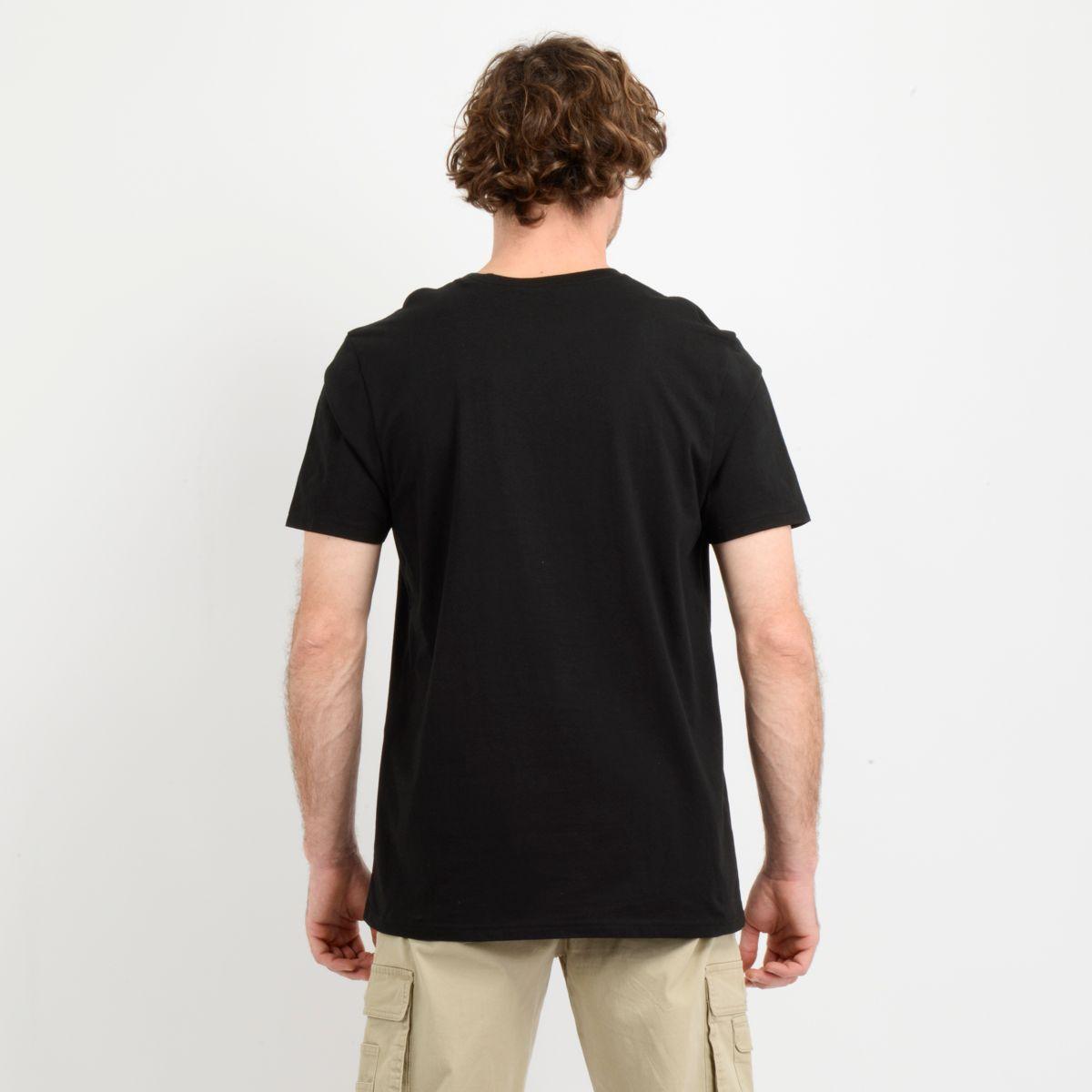 POLERA MANGA CORTA EAST CLIFF BASIC  NEGRO-2