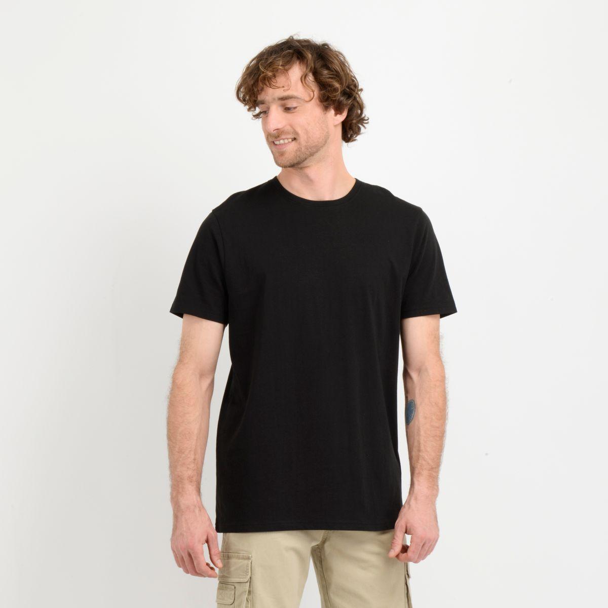POLERA MANGA CORTA EAST CLIFF BASIC  NEGRO-3