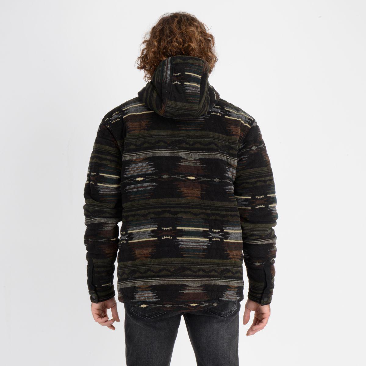 CHAQUETA LANDWARD FLEECE NEGRO-1