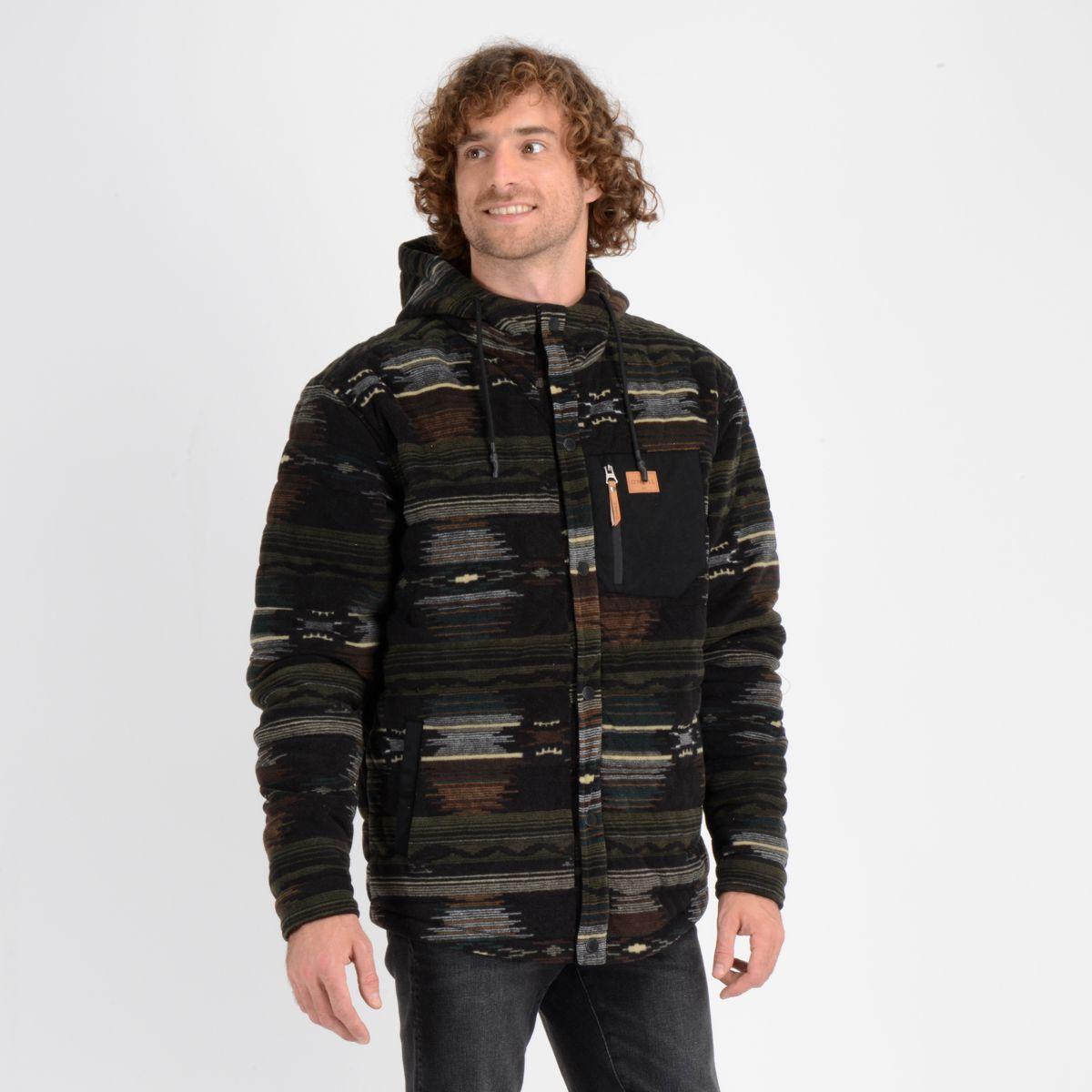 CHAQUETA LANDWARD FLEECE NEGRO-2