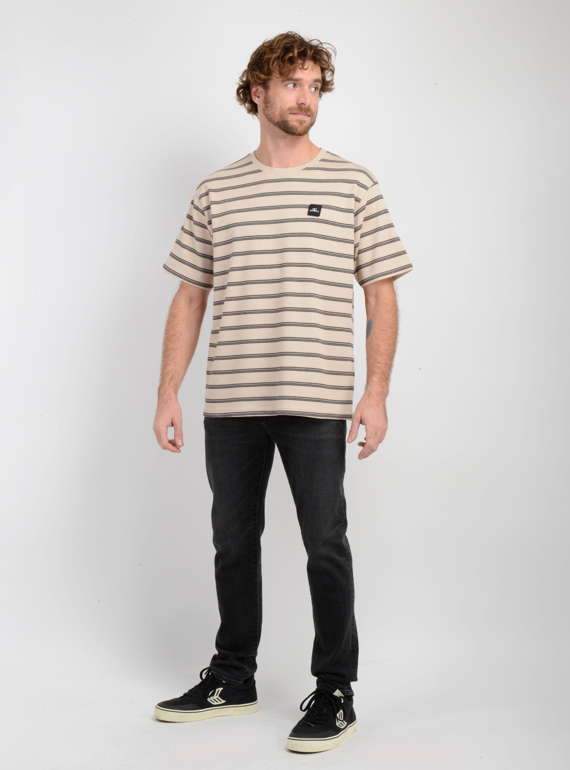 POLERA MANGA CORTA HIGH LINE BEIGE-2