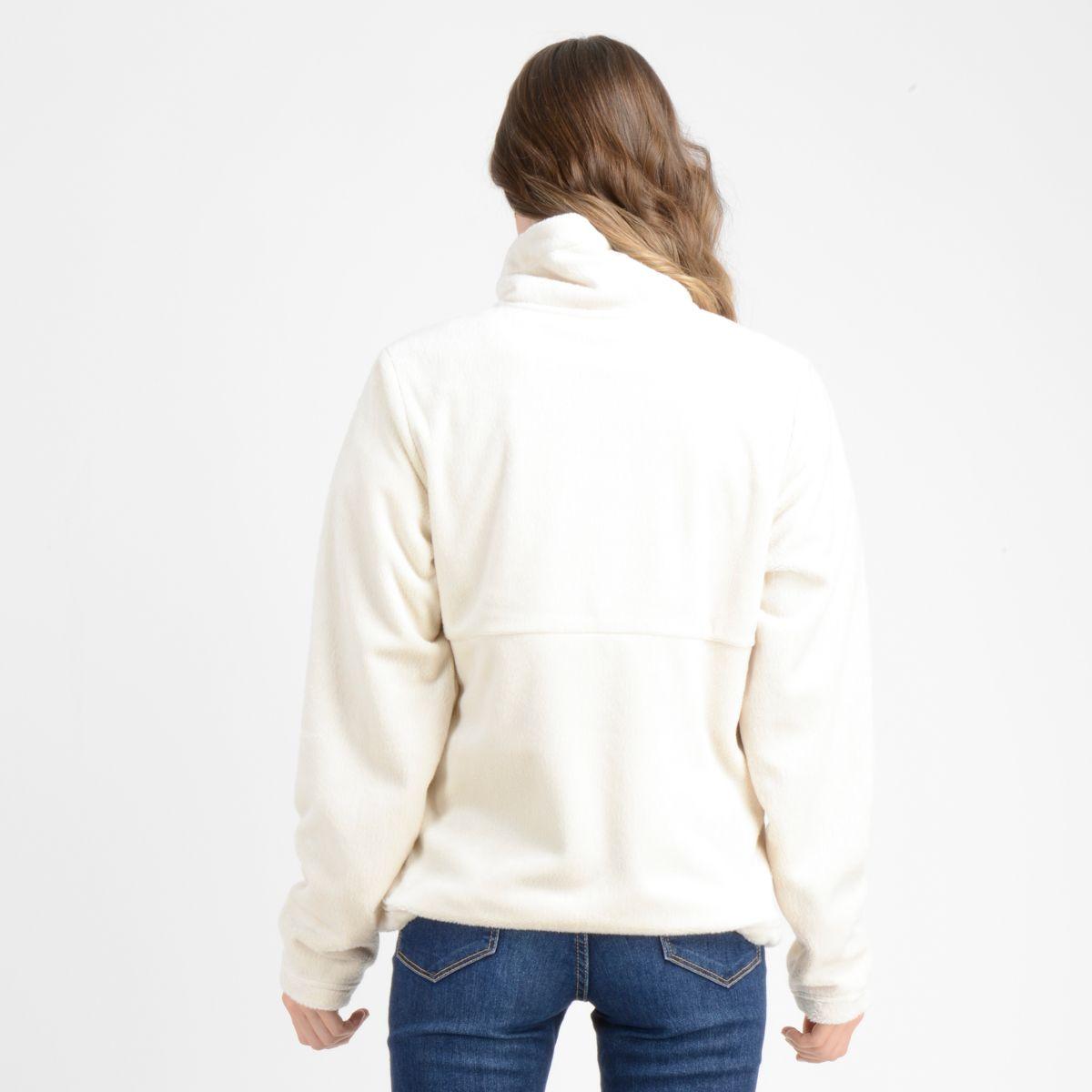 POLERON FULL ZIPER STARRY BEIGE CLARO-1