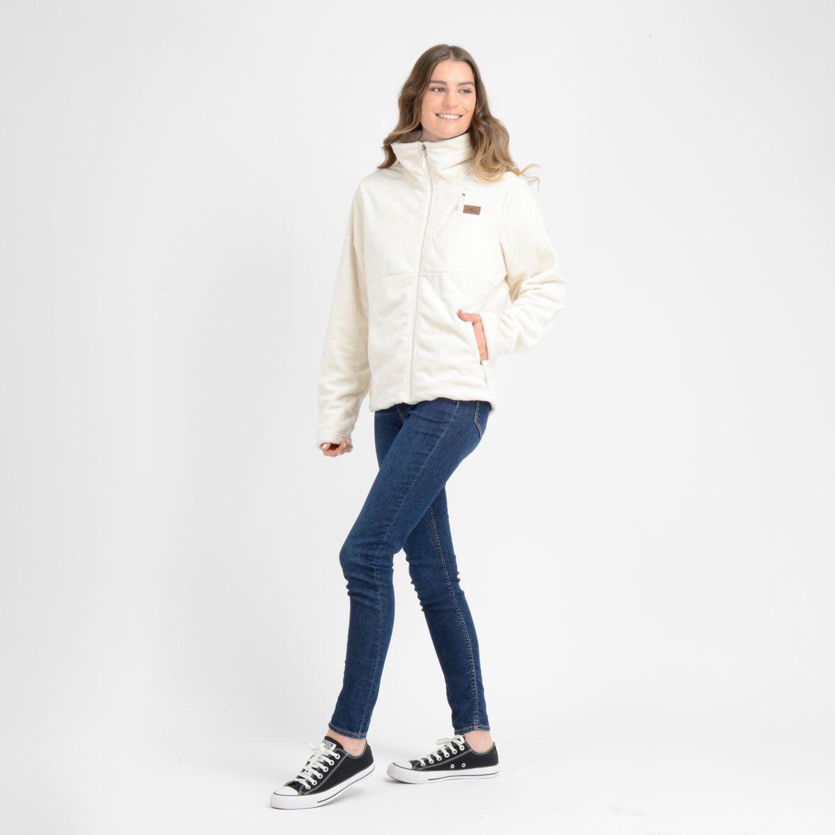 POLERON FULL ZIPER STARRY BEIGE CLARO-3