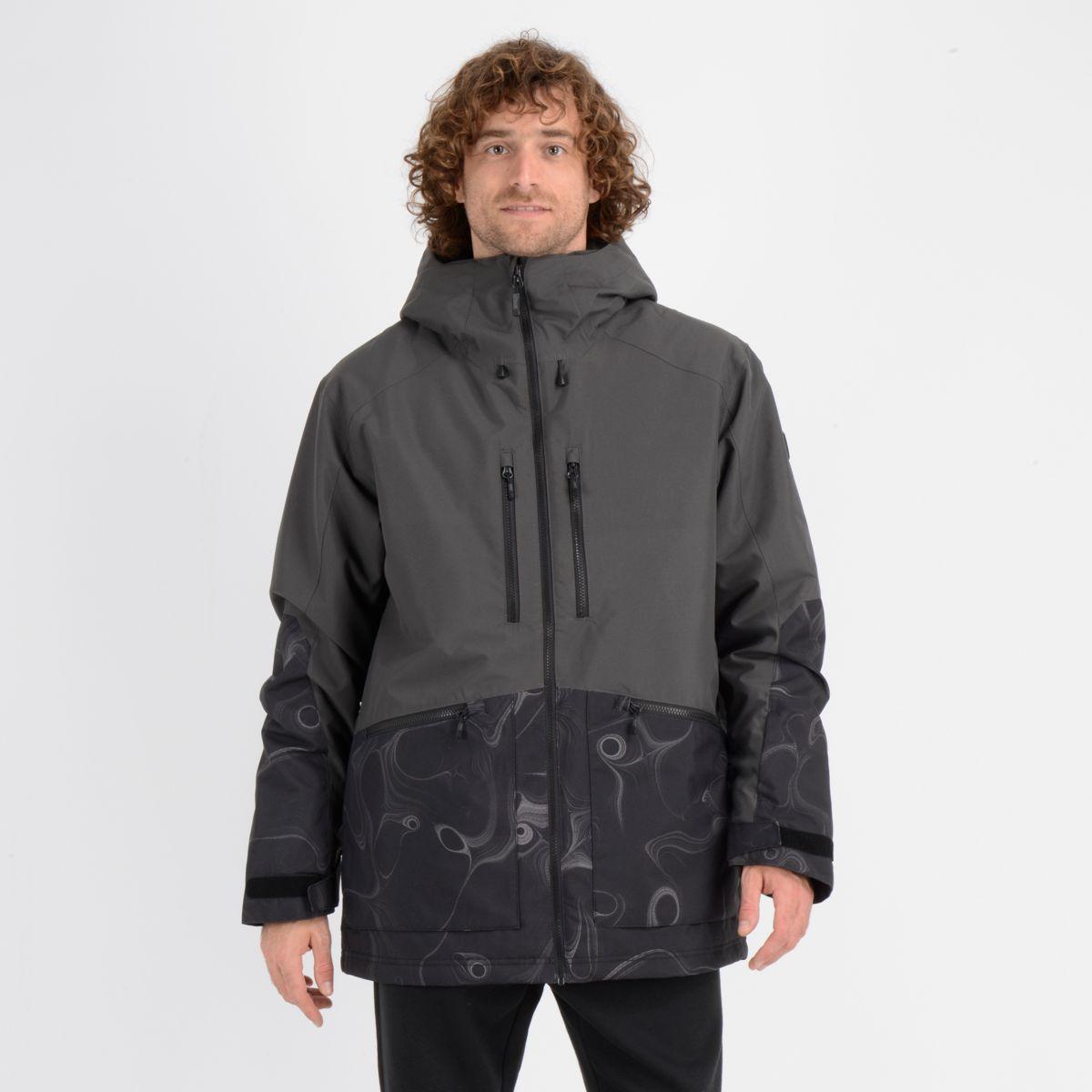 PARKA TECNICA TEXTURE JACKET GRIS OSCURO 10K/10K-0