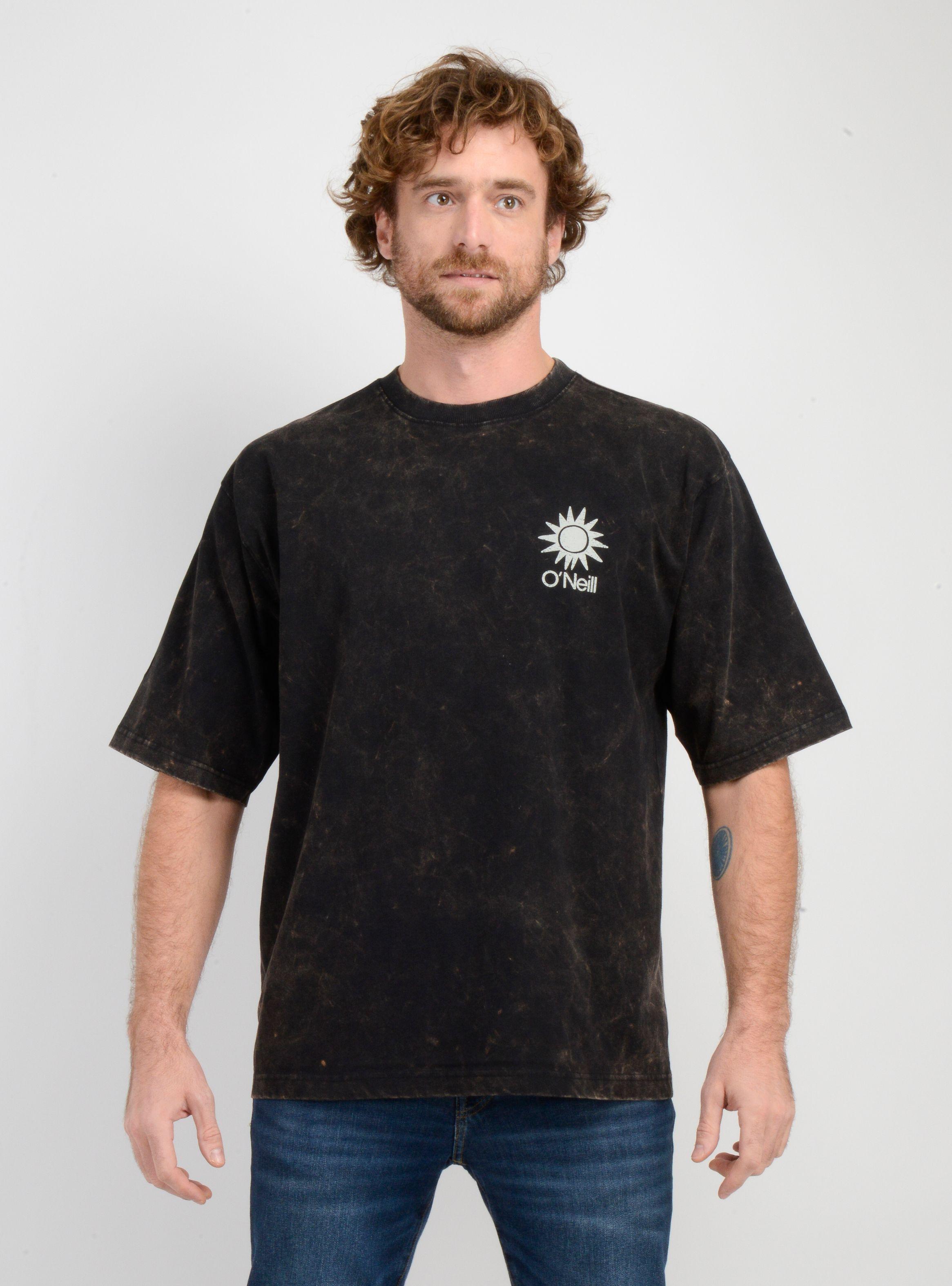 POLERA MANGA CORTA BLOCK NEGRO-0