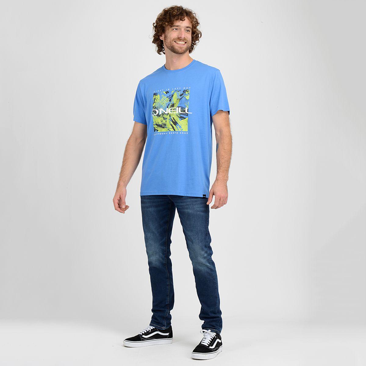 POLERA MANGA CORTA FIRST  AZUL-3