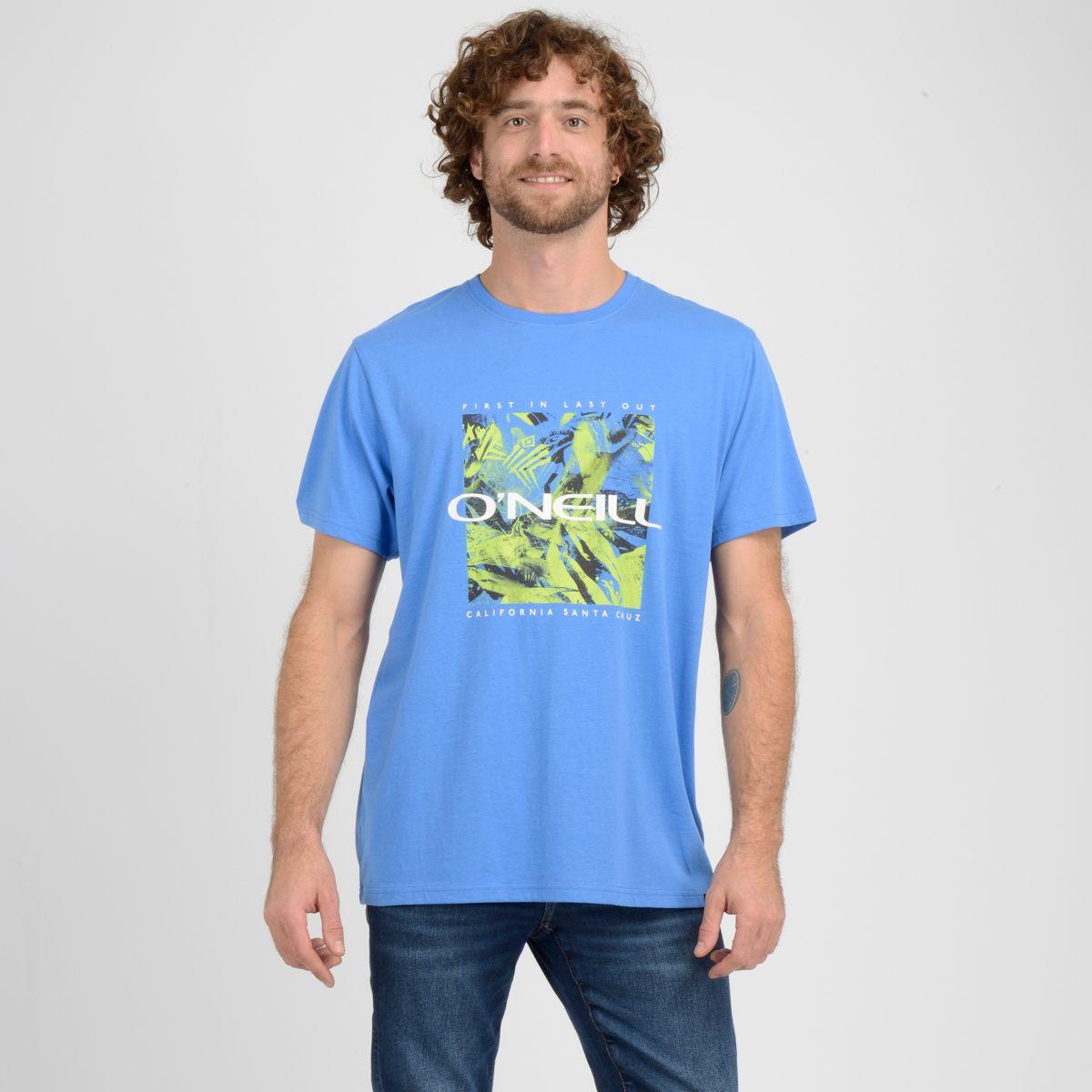 POLERA MANGA CORTA FIRST  AZUL-0