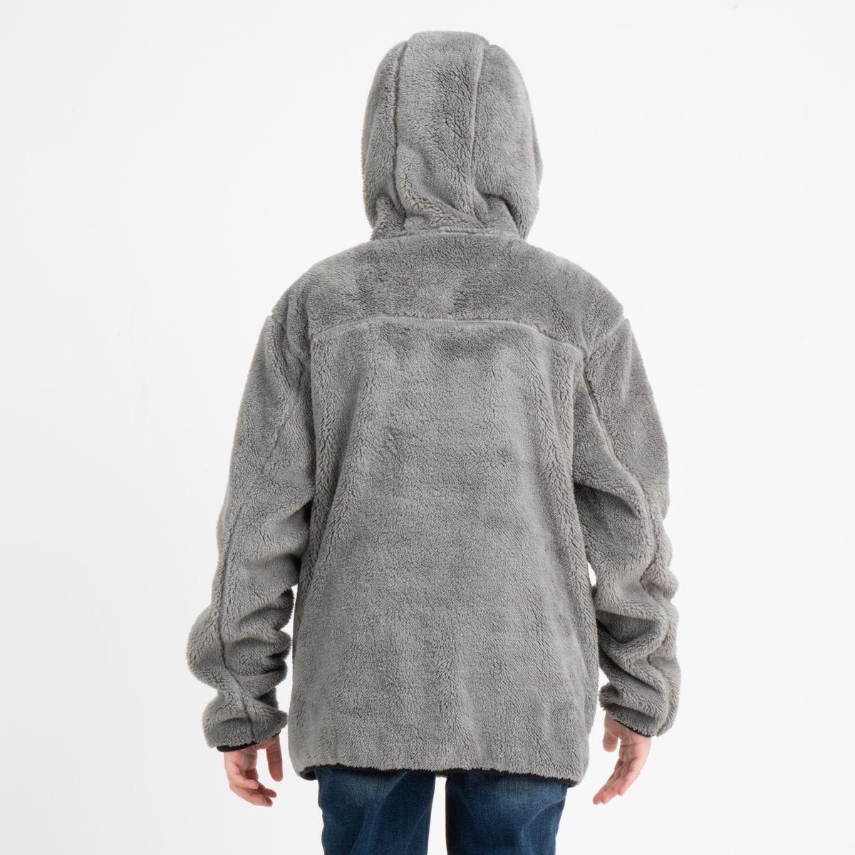 POLERON CHIPORRO NORRIS ZIP GRIS OSCURO-4