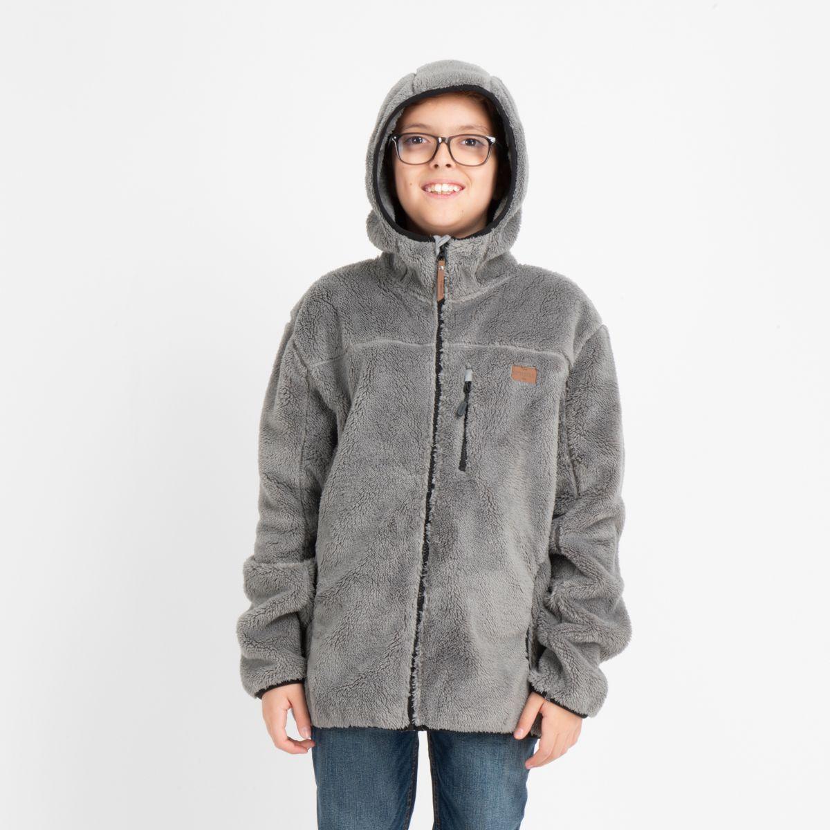 POLERON CHIPORRO NORRIS ZIP GRIS OSCURO-5