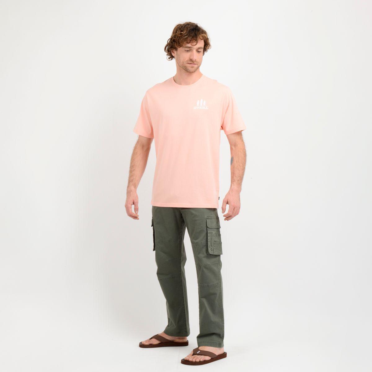 POLERA MANGA CORTA LAMDA  NARANJO-1