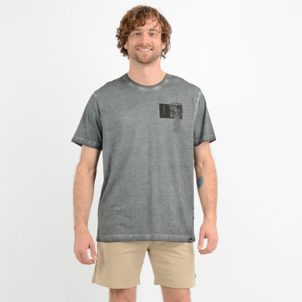 POLERA MANGA CORTA CRUCER GRIS-0
