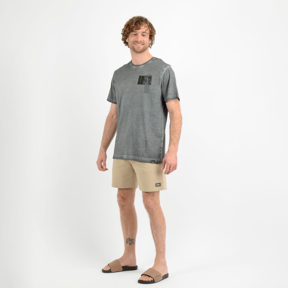 POLERA MANGA CORTA CRUCER GRIS-1