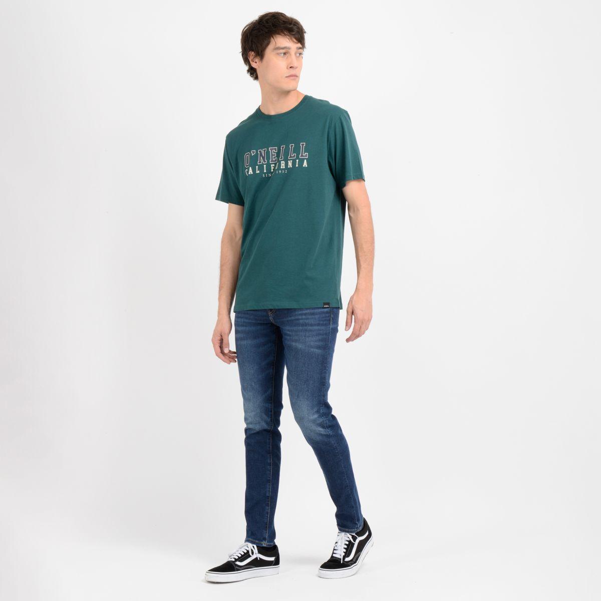 POLERA MANGA CORTA STATE MUIR VERDE OSCURO-3