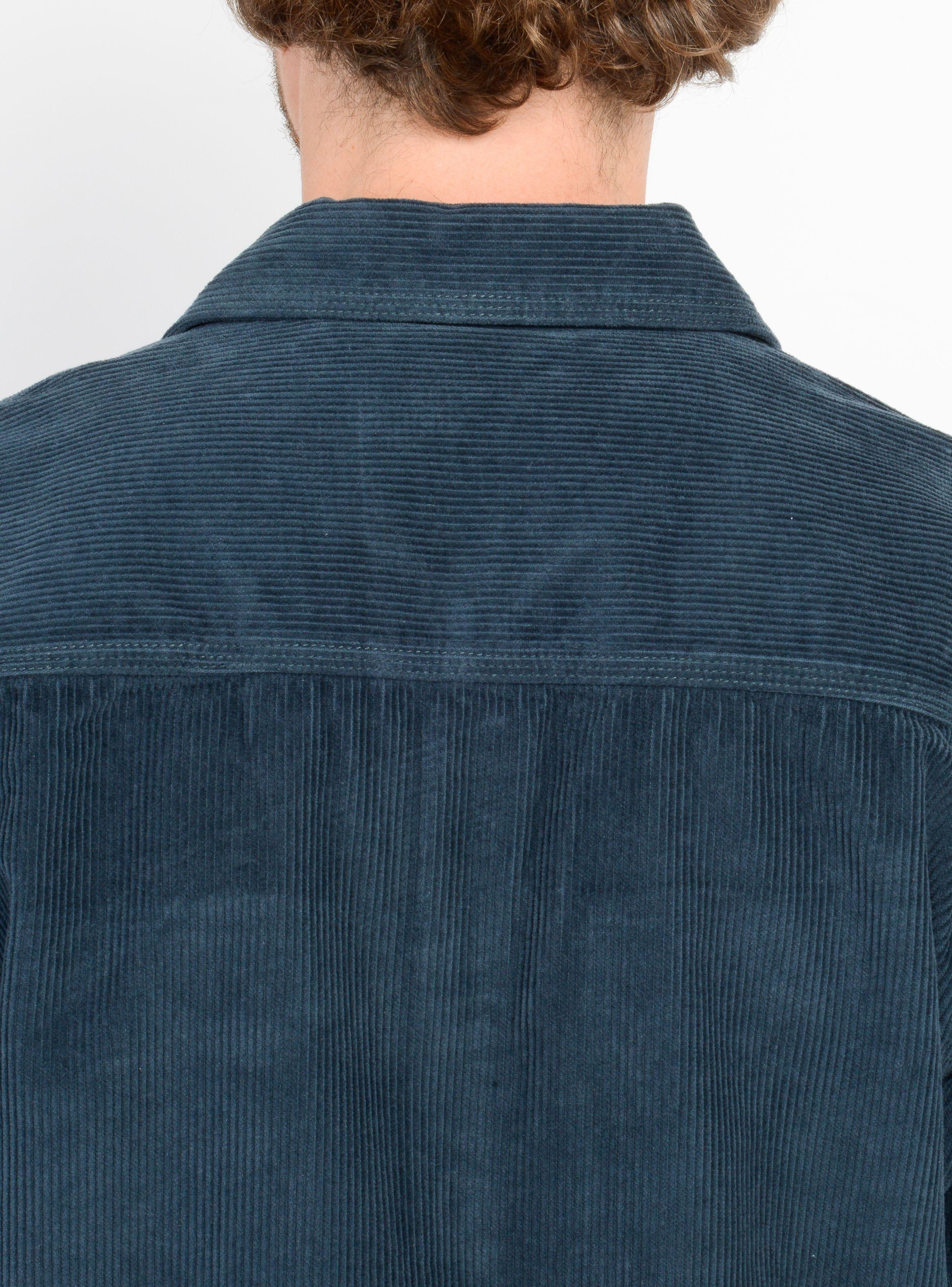 CAMISA COTELE HERITAGE VERDE OSCURO-5