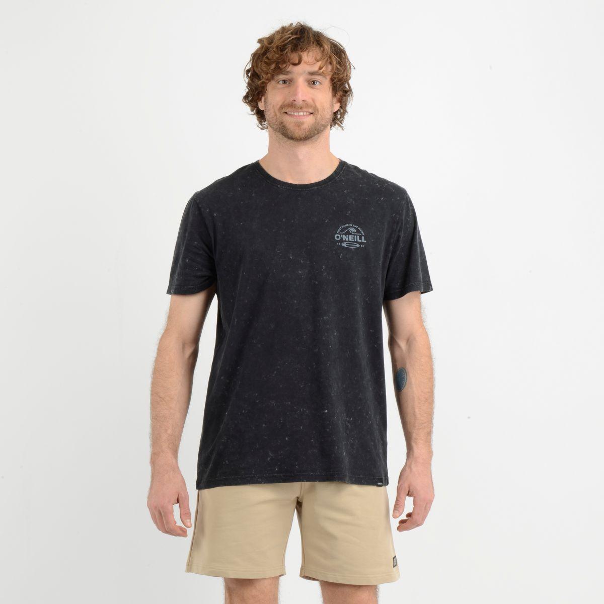 POLERA MANGA CORTA RIP NEGRO-0