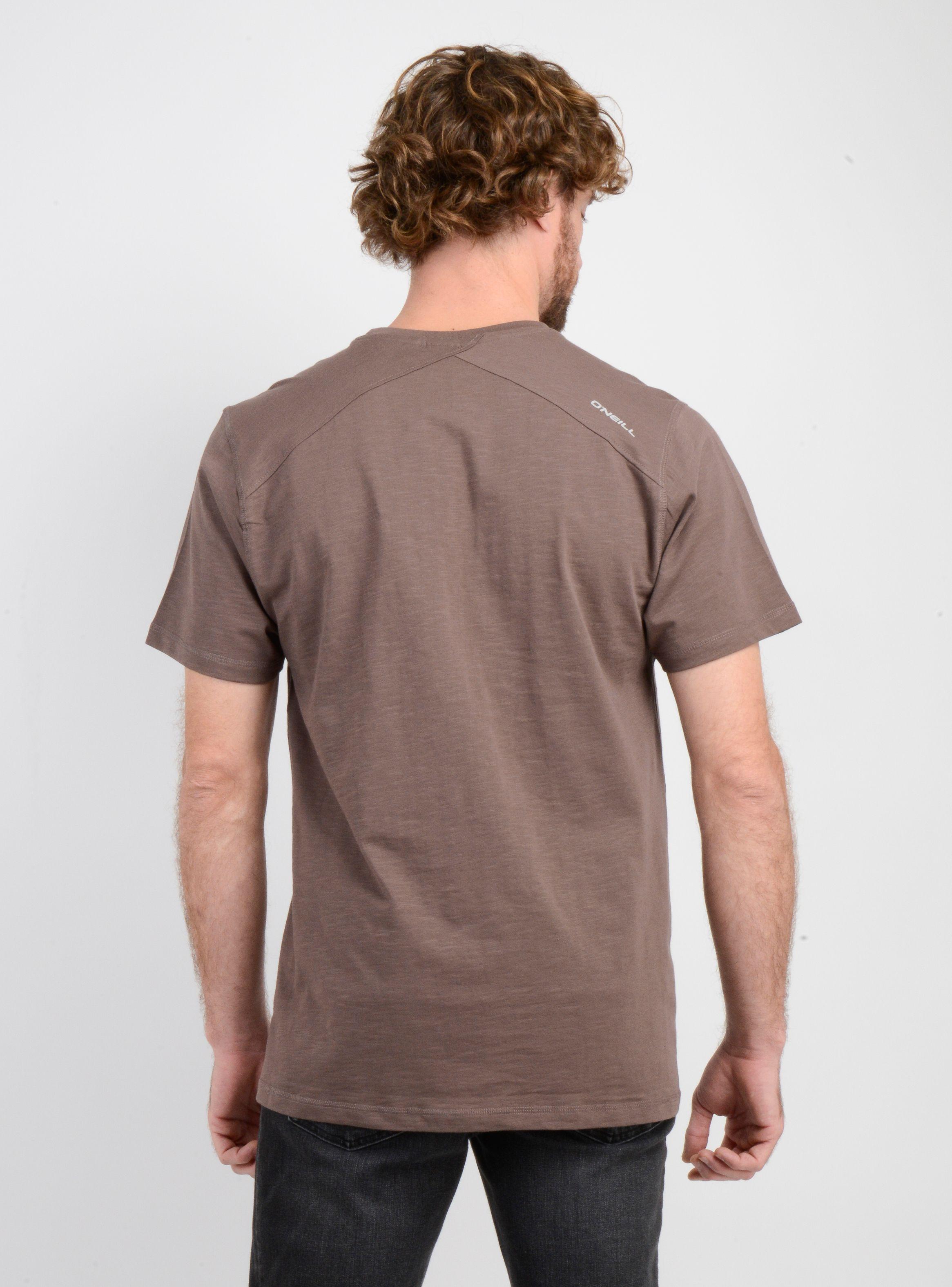 POLERA MANGA CORTA RESERVE CAFÉ-1