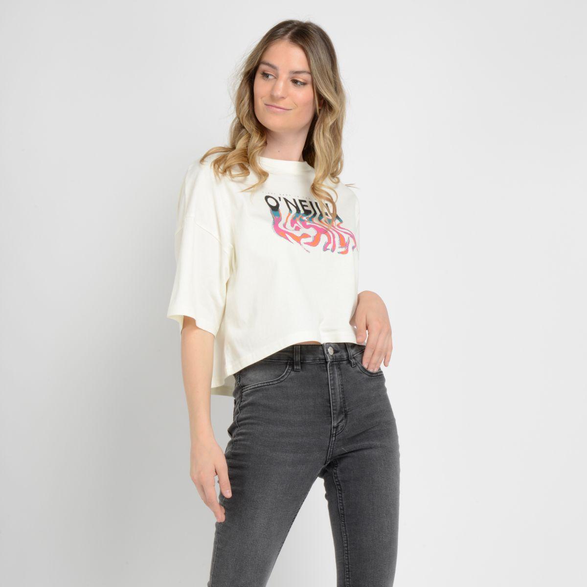 POLERA MANGA CORTA THREAD BEIGE CLARO-1